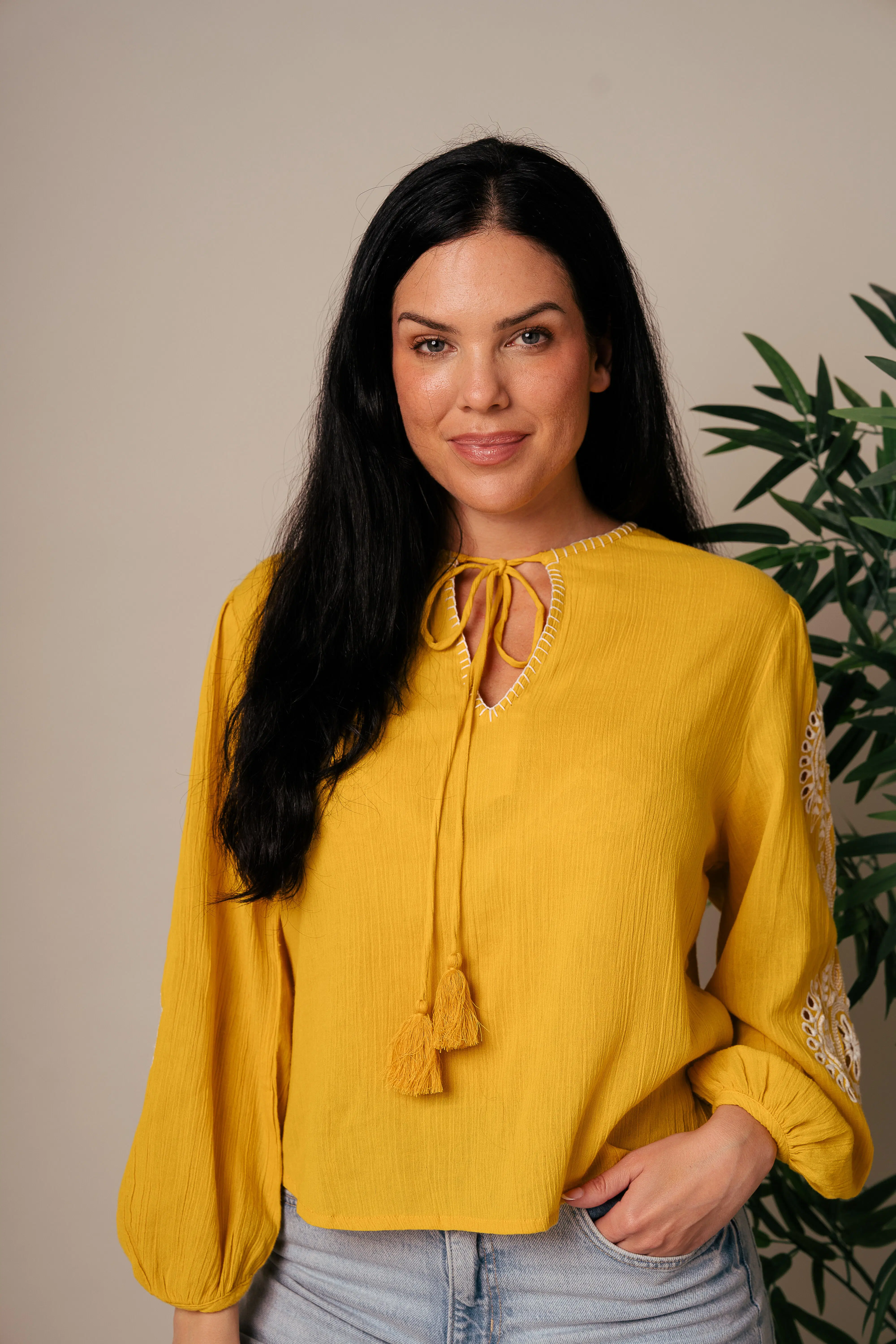 Scotch Bluse Gelb