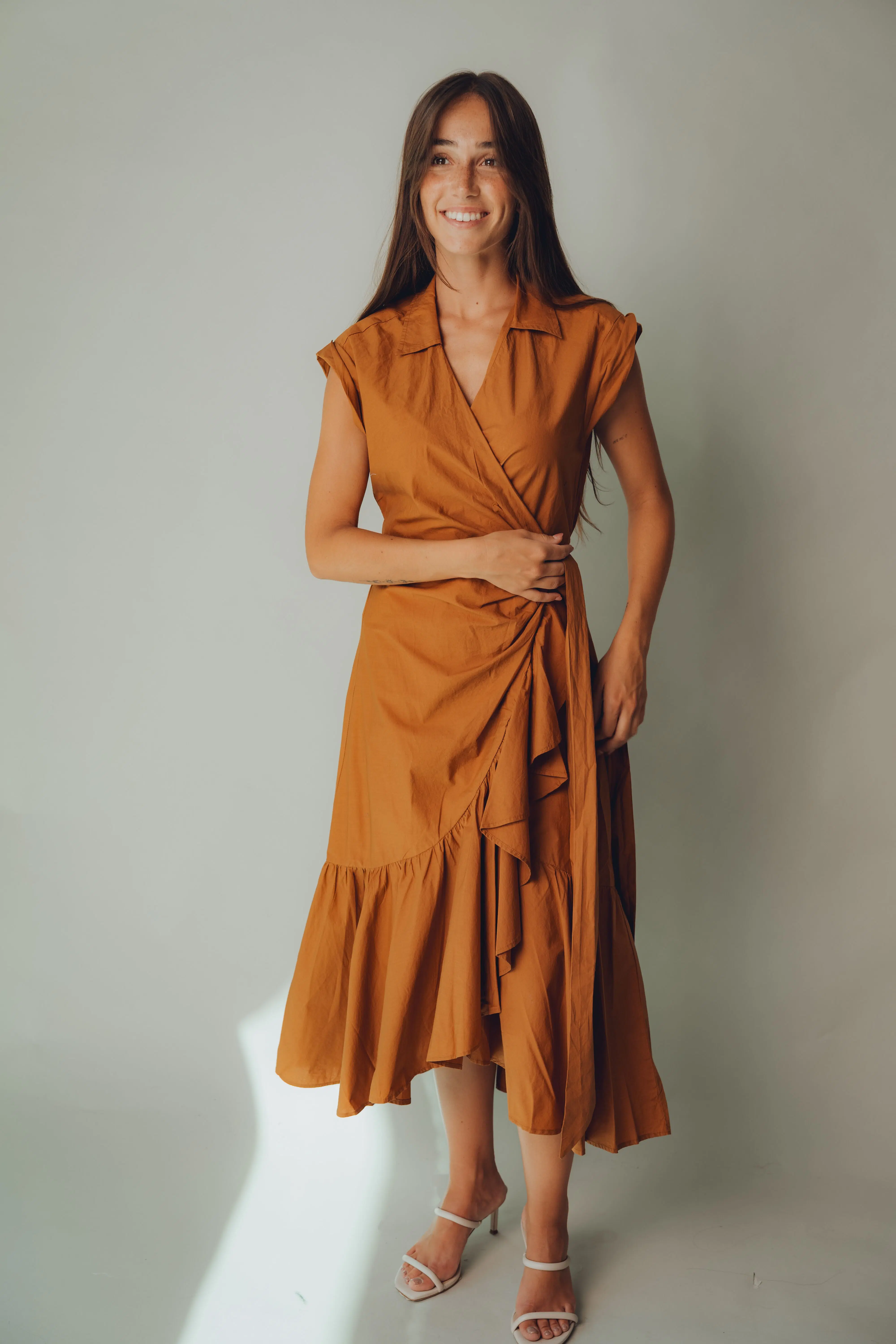 Classico Kleid Senf