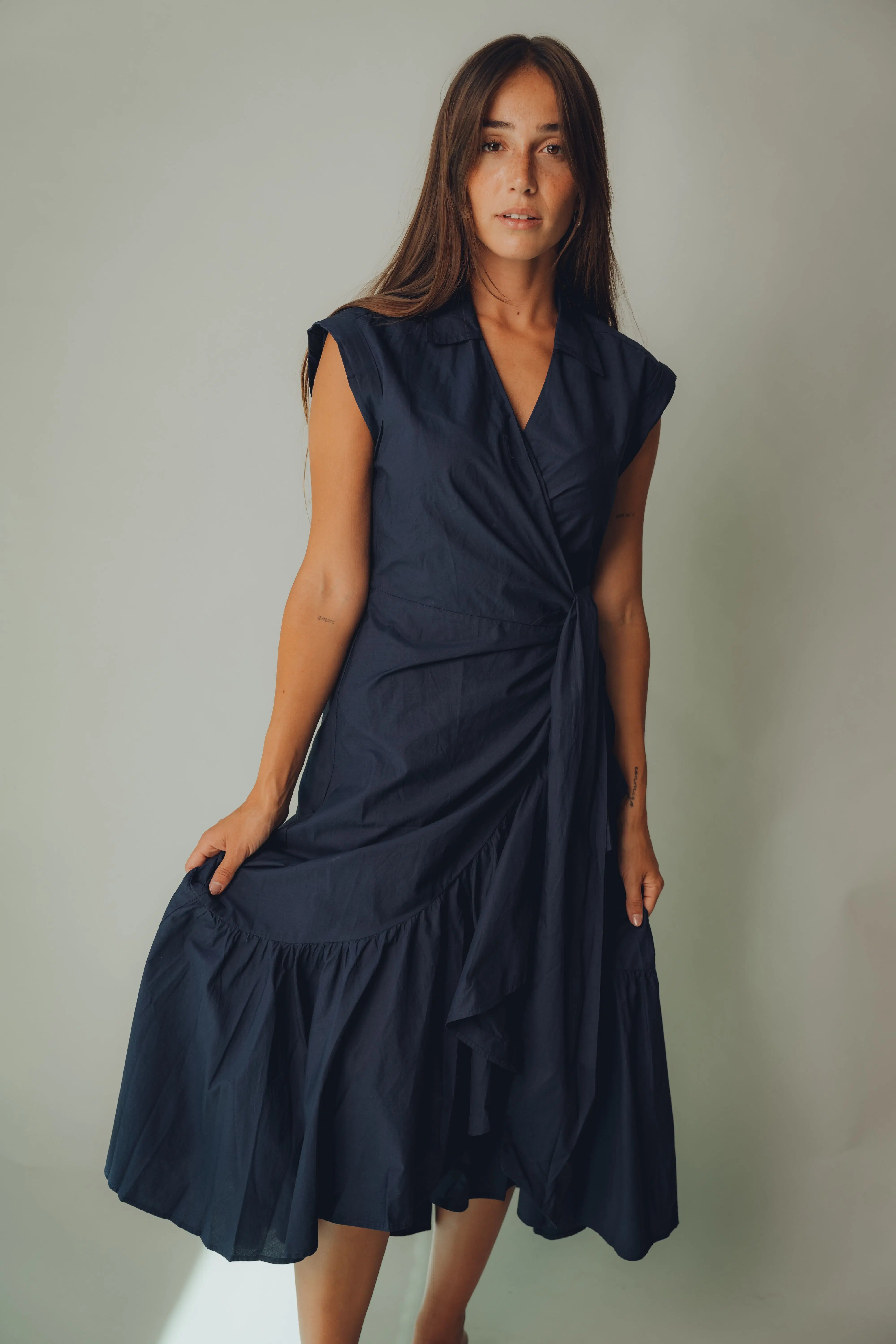 Classico Kleid Blau