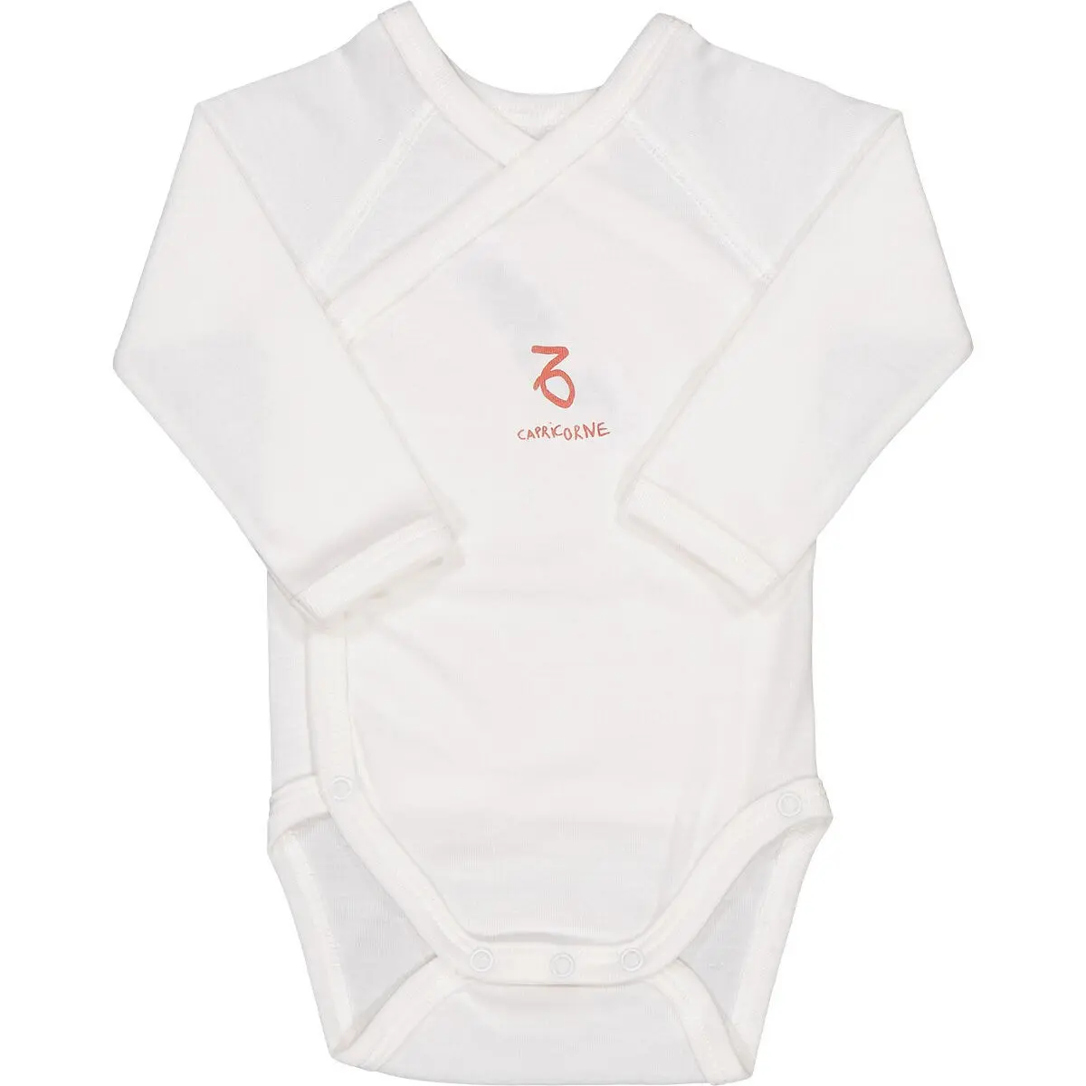 Steinbock Langarm-Baby-Body - 6M - Bio-Baumwolle