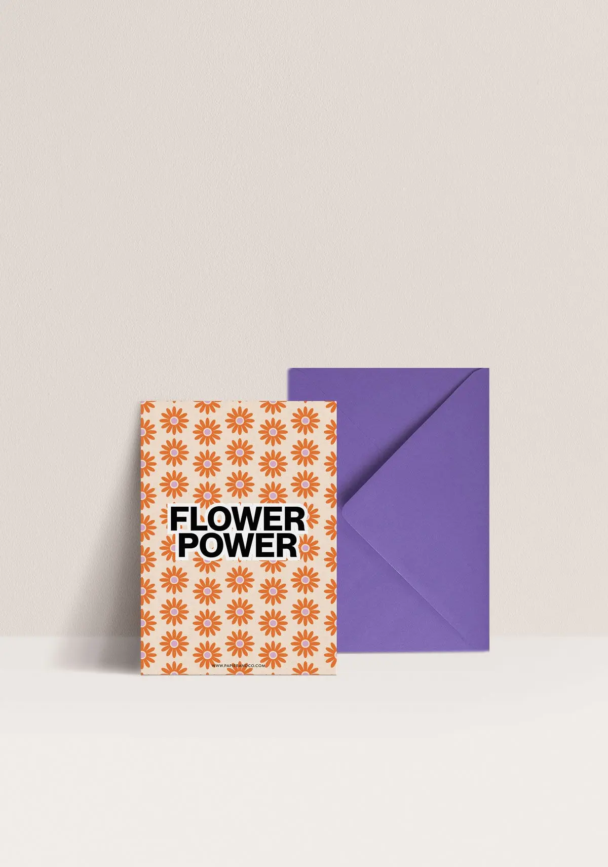 Card - Very good vibes Flower Power