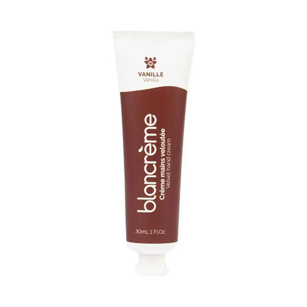 Crema de manos aterciopelada de vainilla
