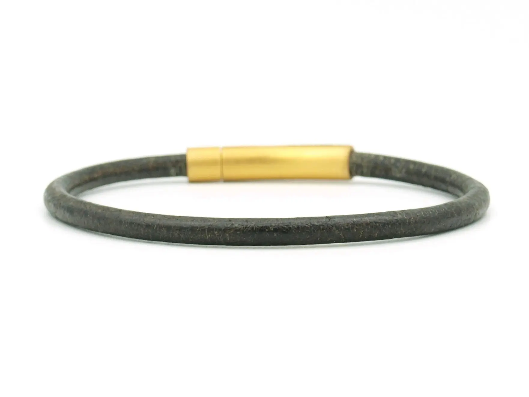 Lombok brown - 4mm - silver or gold