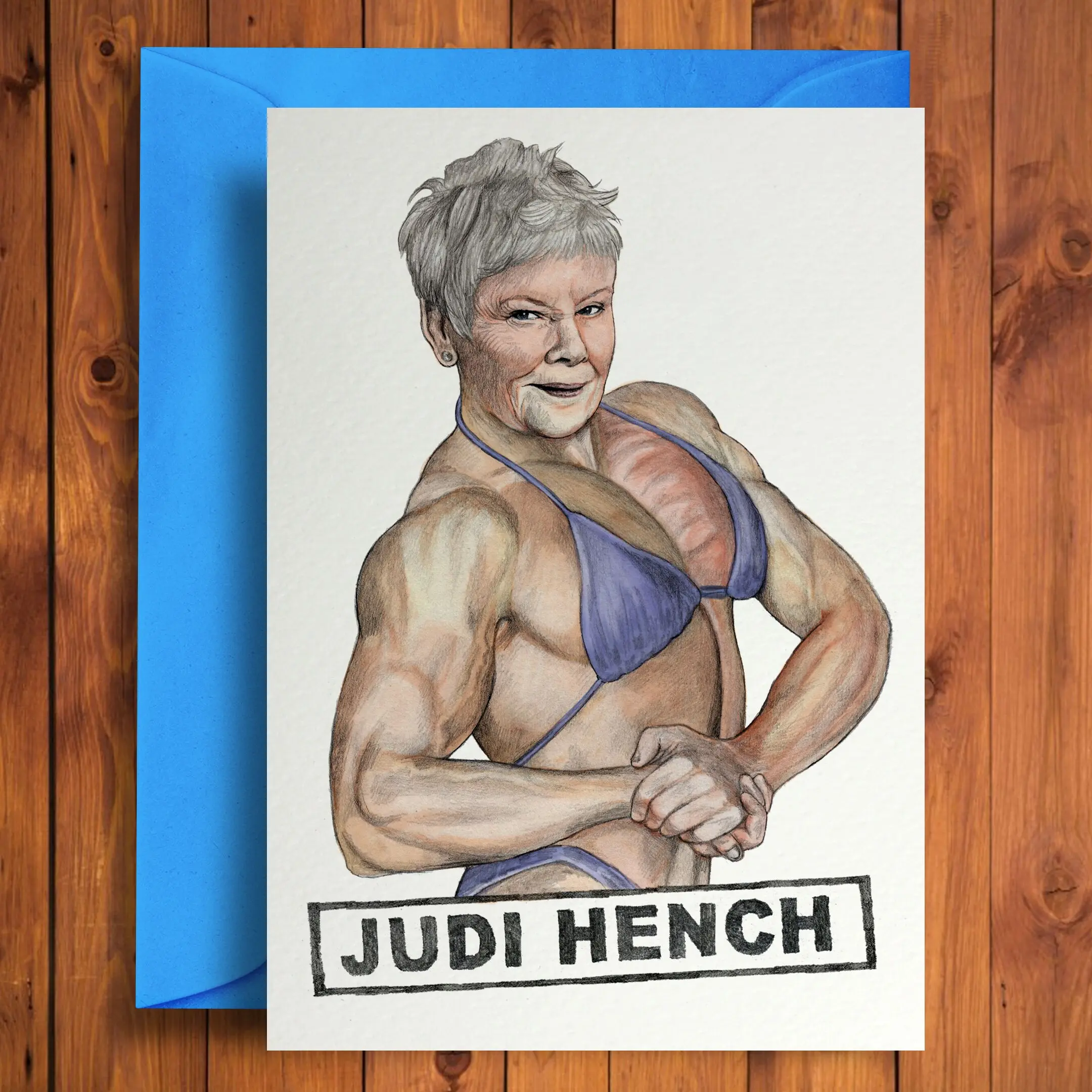 Judi Hench - Carte d'anniversaire amusante