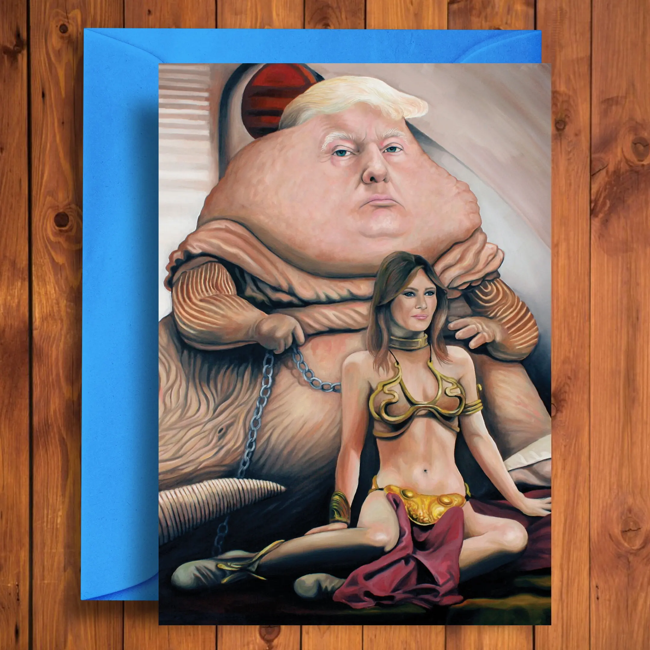 Jabba le Trump - Carte d'anniversaire amusante