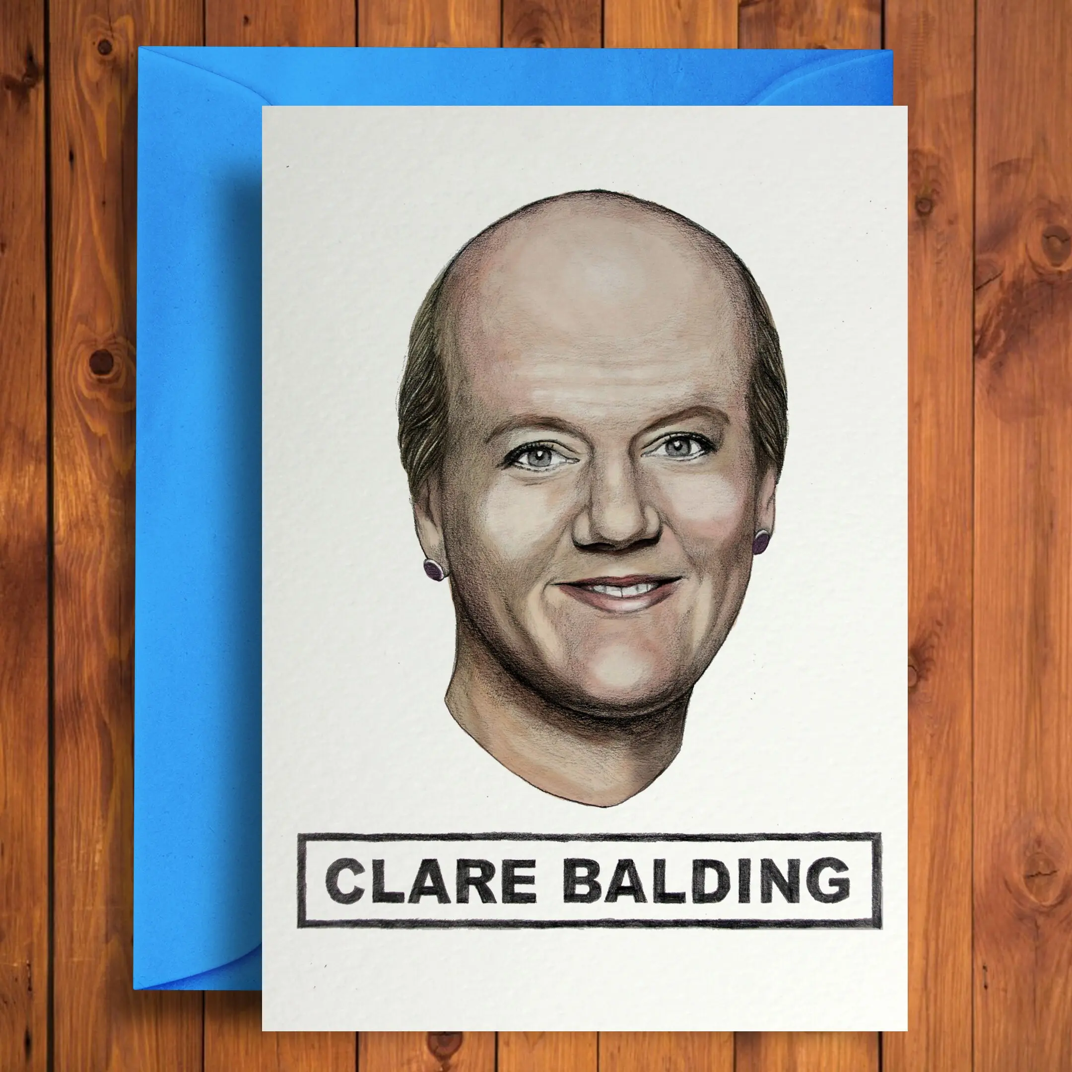 Clare Balding - Carte d'anniversaire amusante