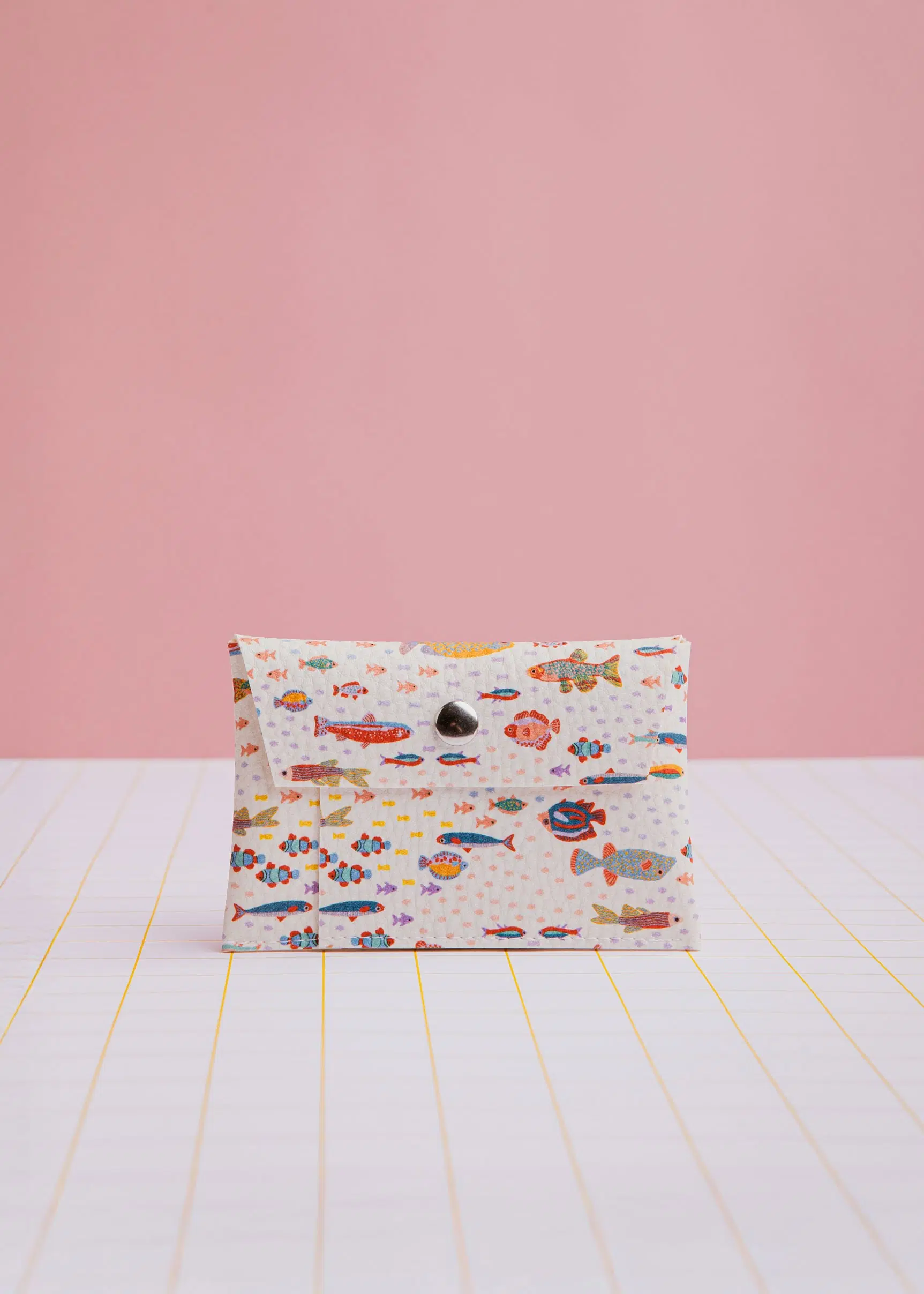 Beige Fish Card Holder