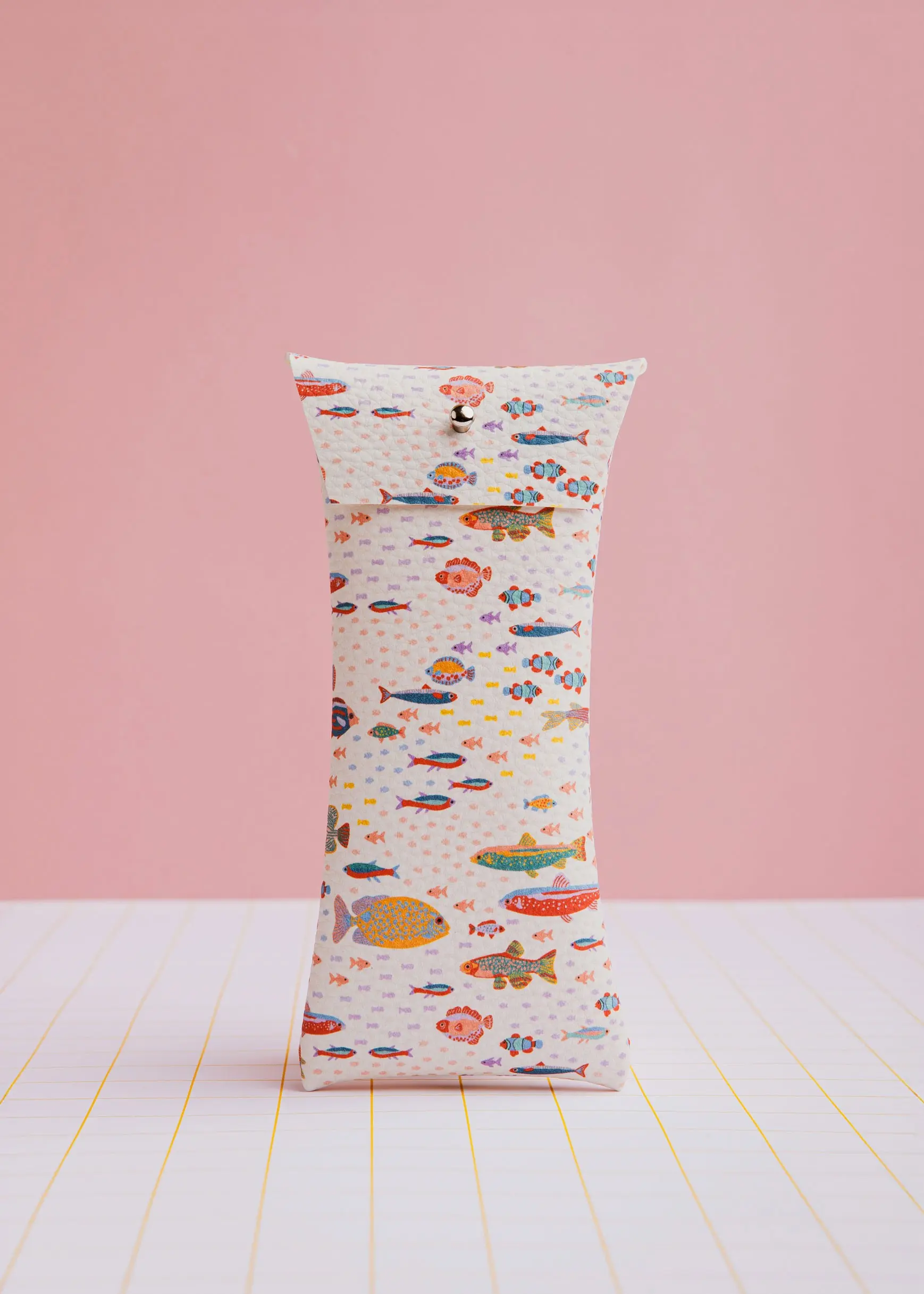 Beige Fish Glasses Case