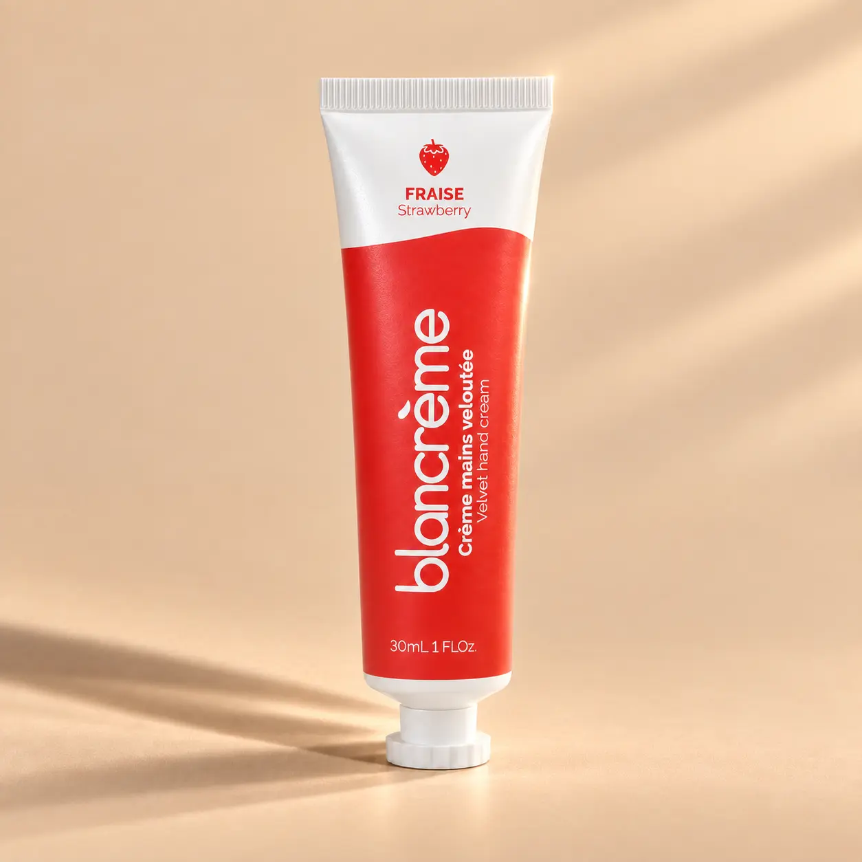 Crema de manos aterciopelada - Fresa