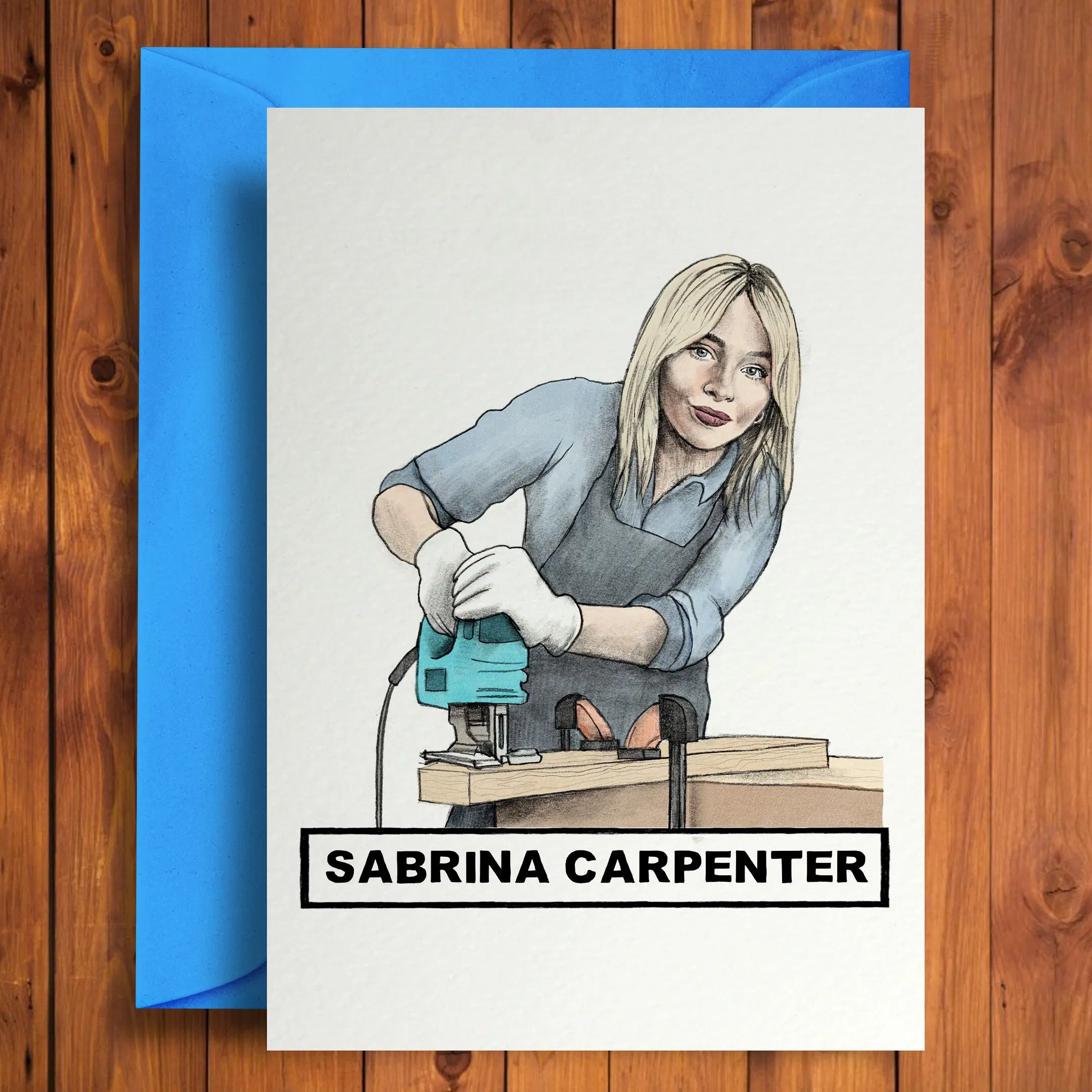 Sabrina Carpenter - Carte d'anniversaire amusante