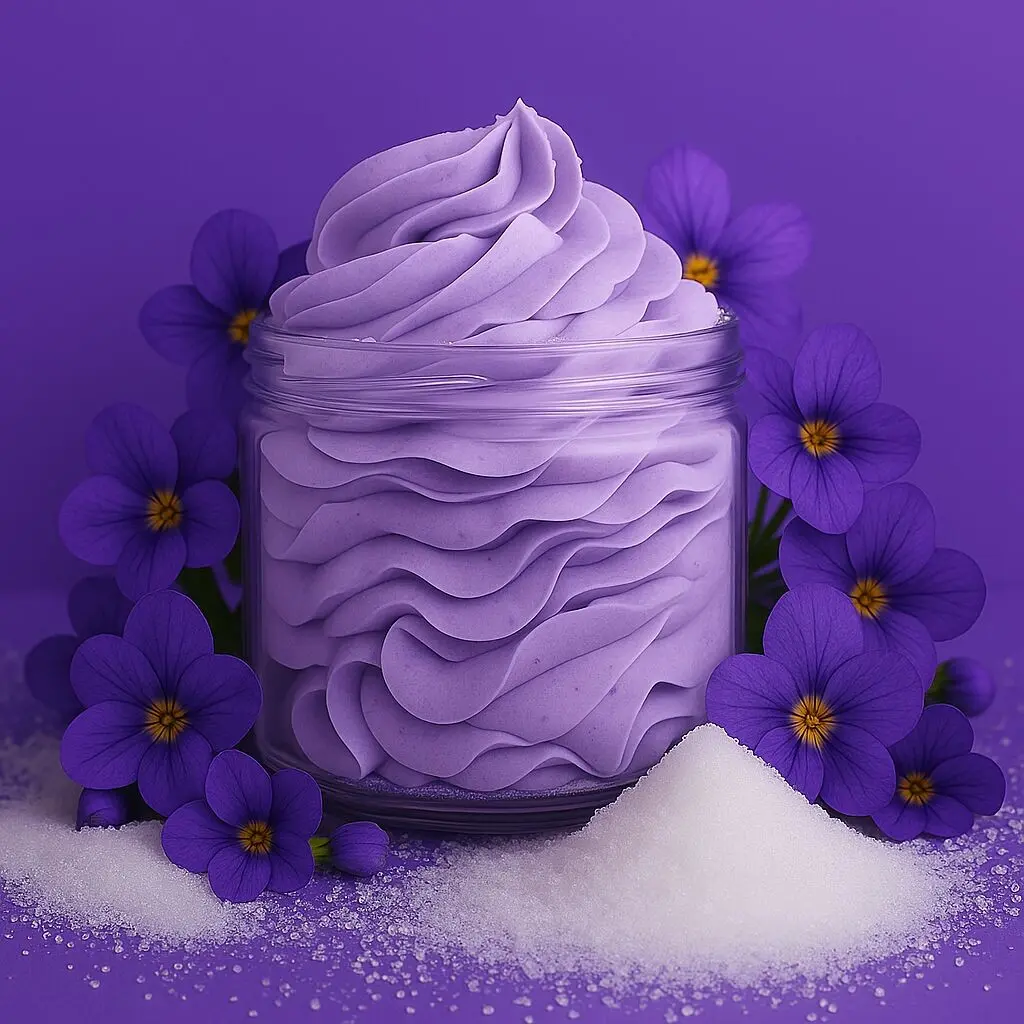 Violette Körperpeeling x10