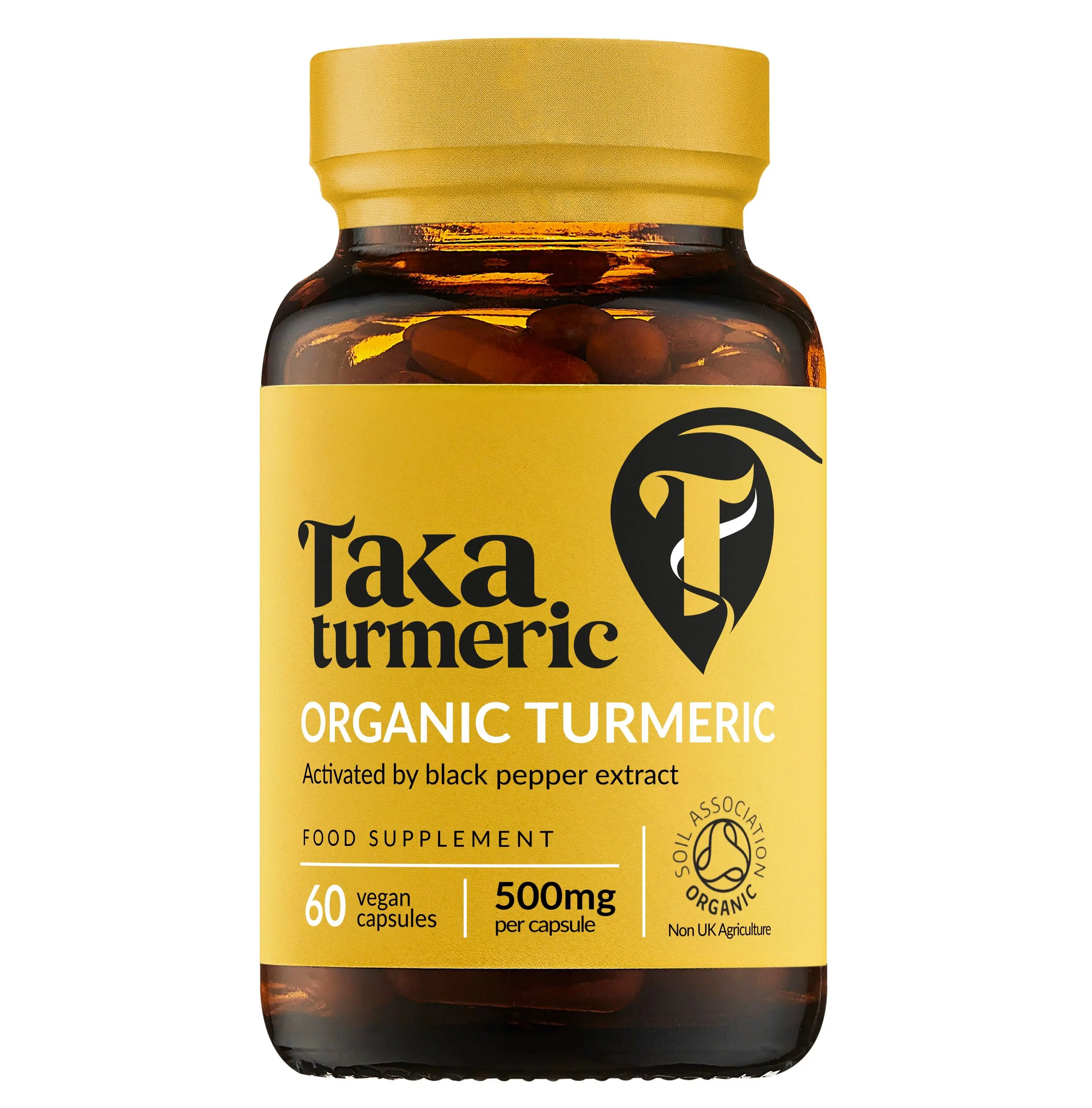 Organic Turmeric with Black Pepper Extract 60
