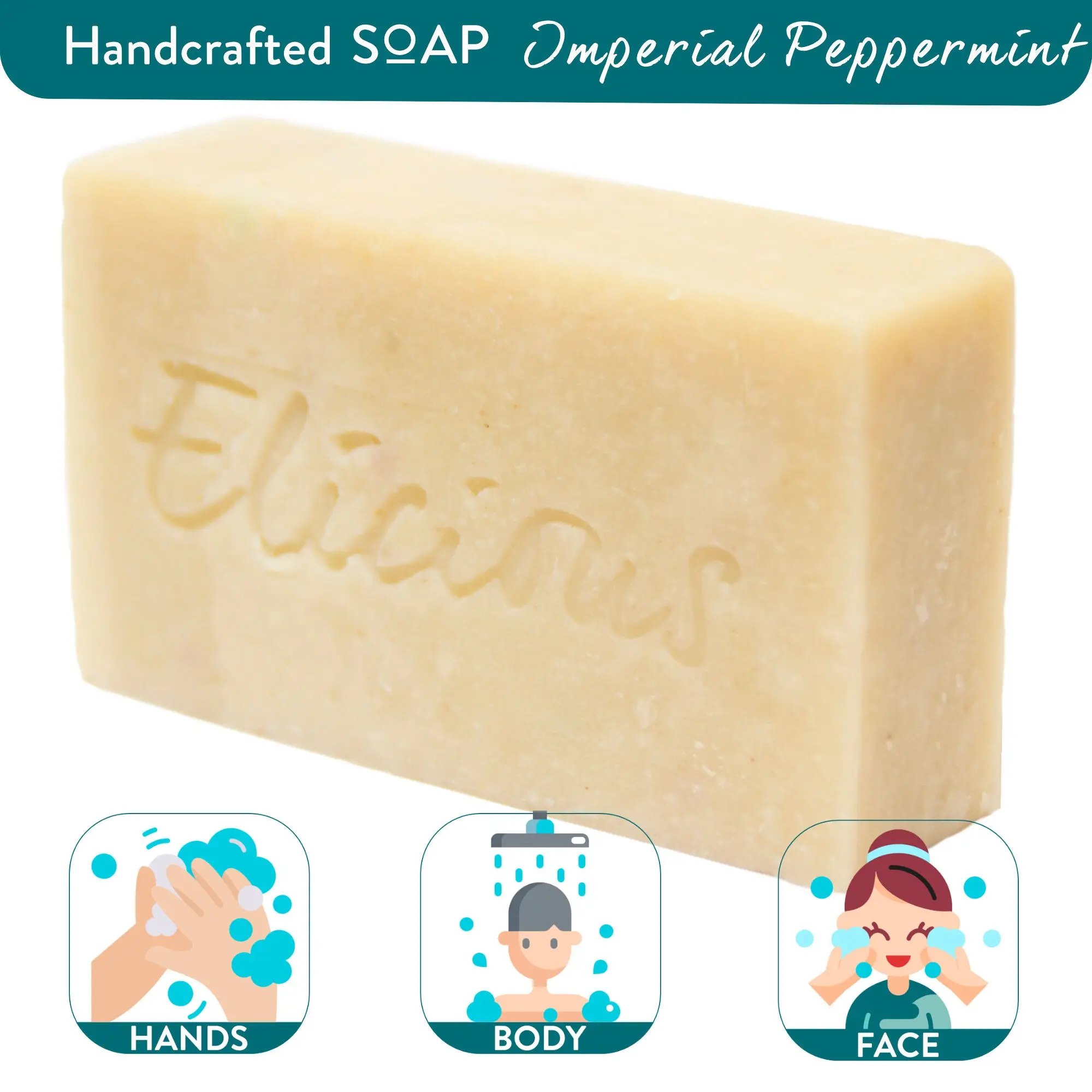 Handmade Natural Soap Imperial Peppermint 100g