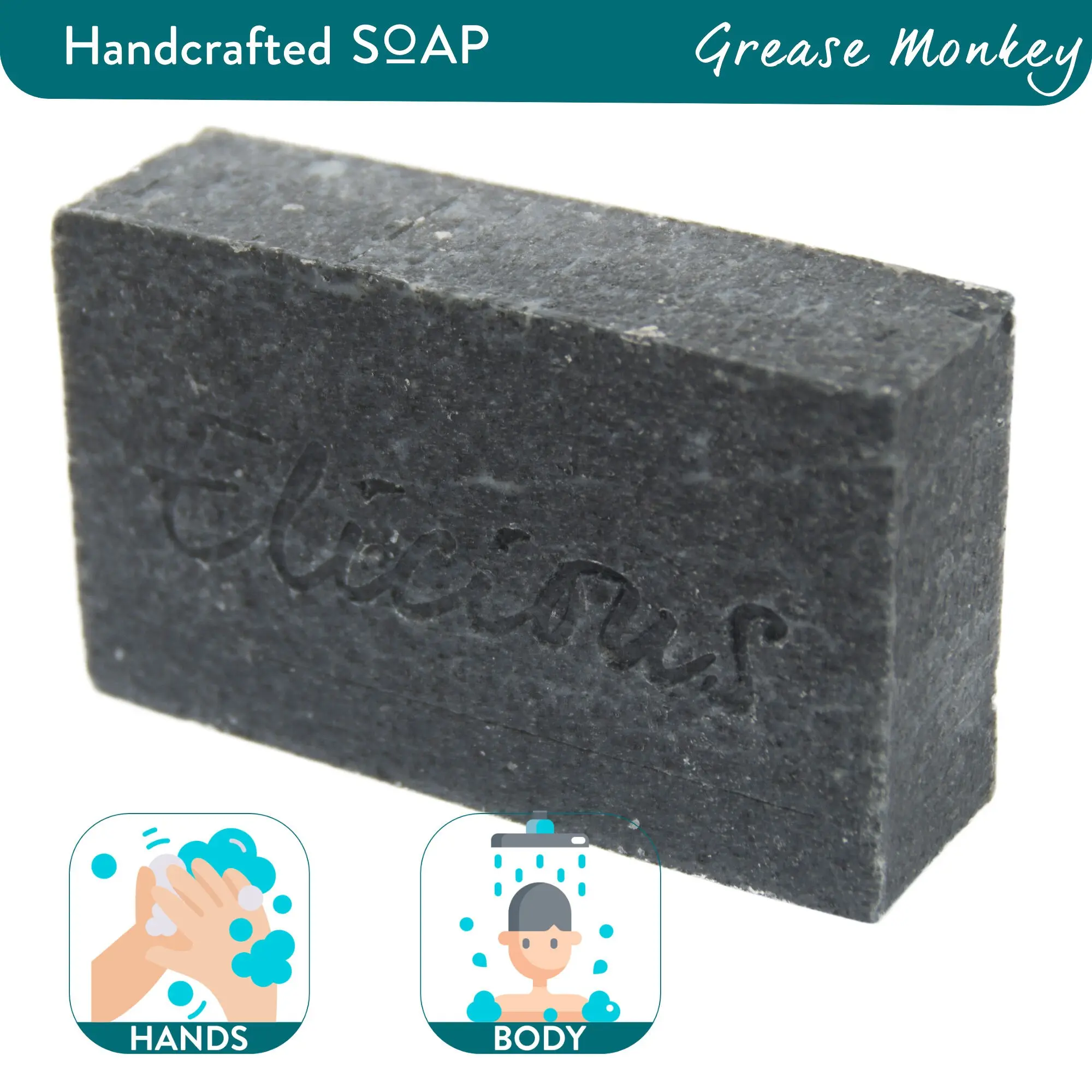 Handmade Natural Soap Grease Monkey 100g