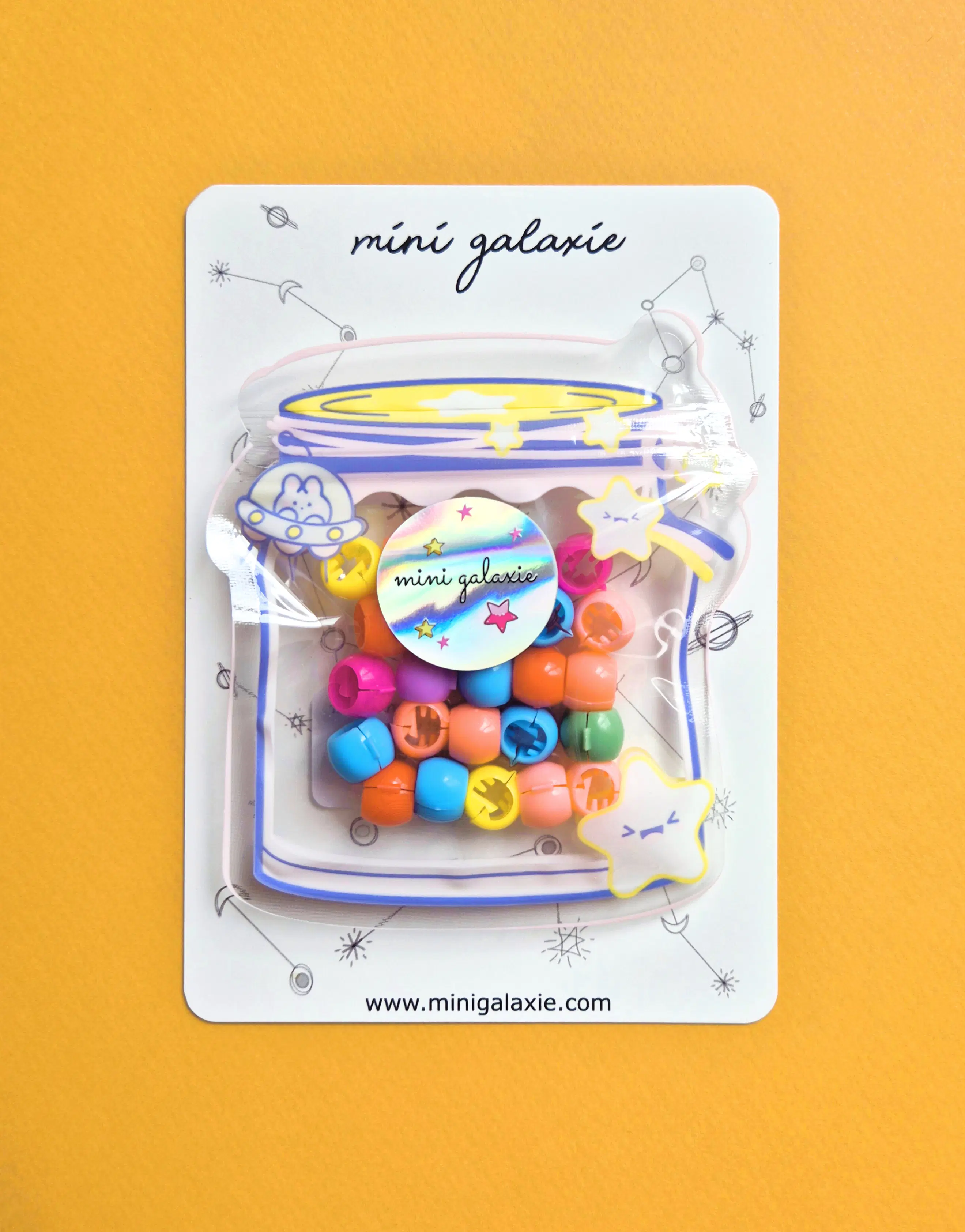 Mehrfarbige Haarperlen für Kinder – Set mit 25 Perlen – Geschenkidee zum Geburtstag 🌈