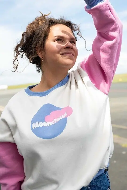 Sweat Femme Oversize Coton - Mooncloud