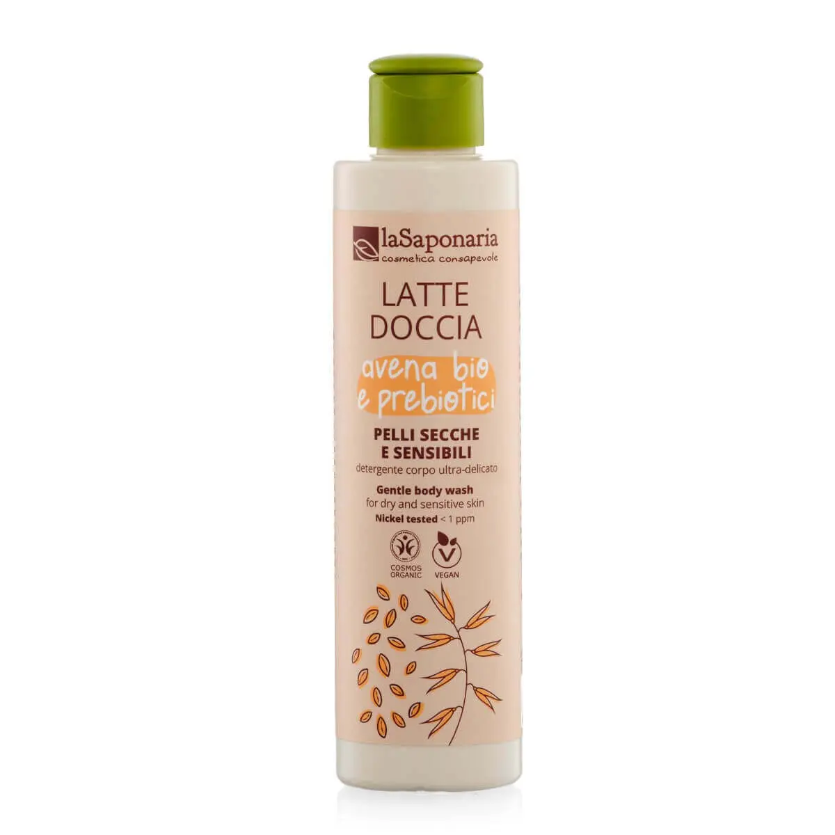 Shower milk for dry and sensitive skin - Organic Oats and Prebiotics (200 ml)