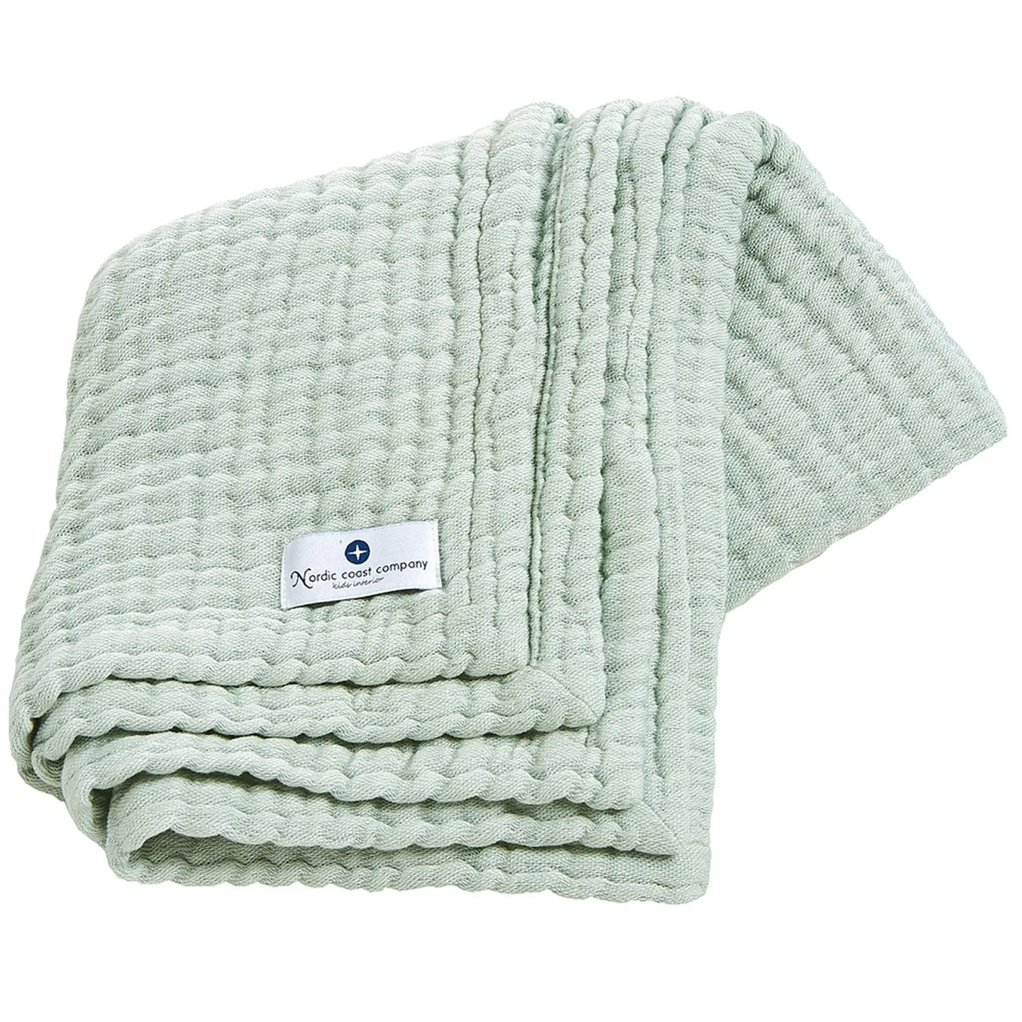Coperta di mussola menta