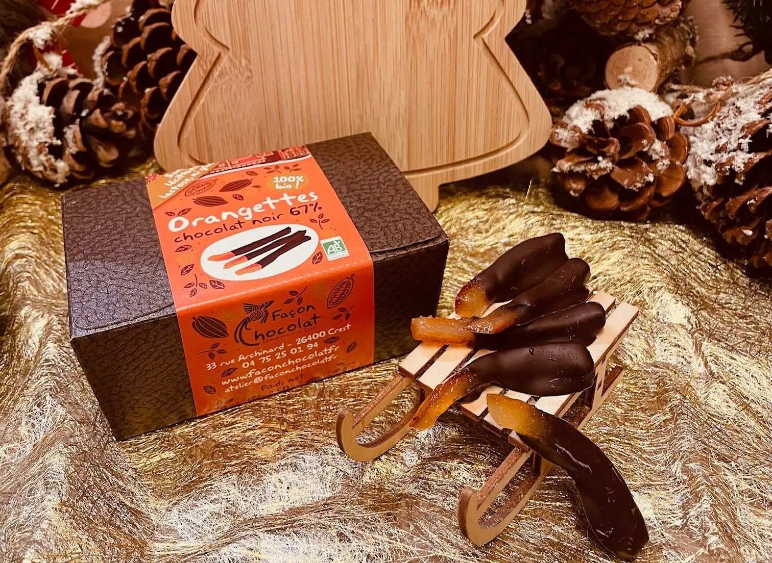 Homemade Organic Orangette Chocolate - 150g (possible in bulk on request)