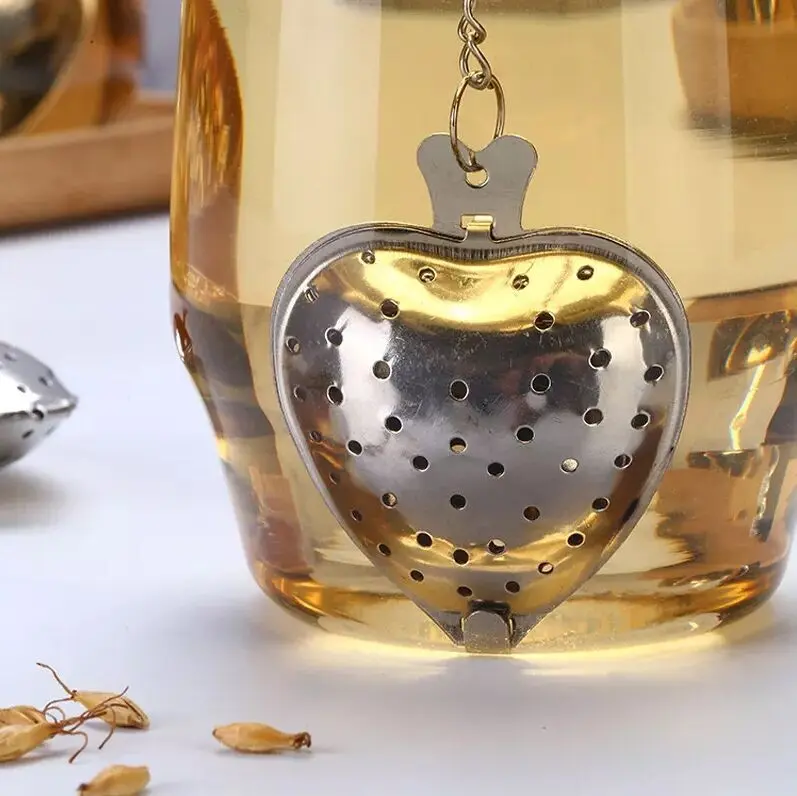 Infuseur à thé - Forme cœur - À suspendre - 4 couleurs