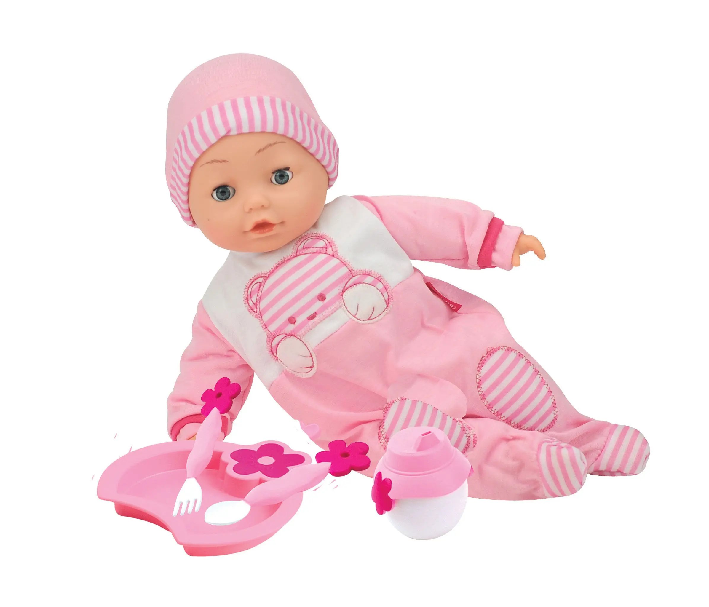 Bambolina Camélia doll and her accessories - 40cm - says 50 words