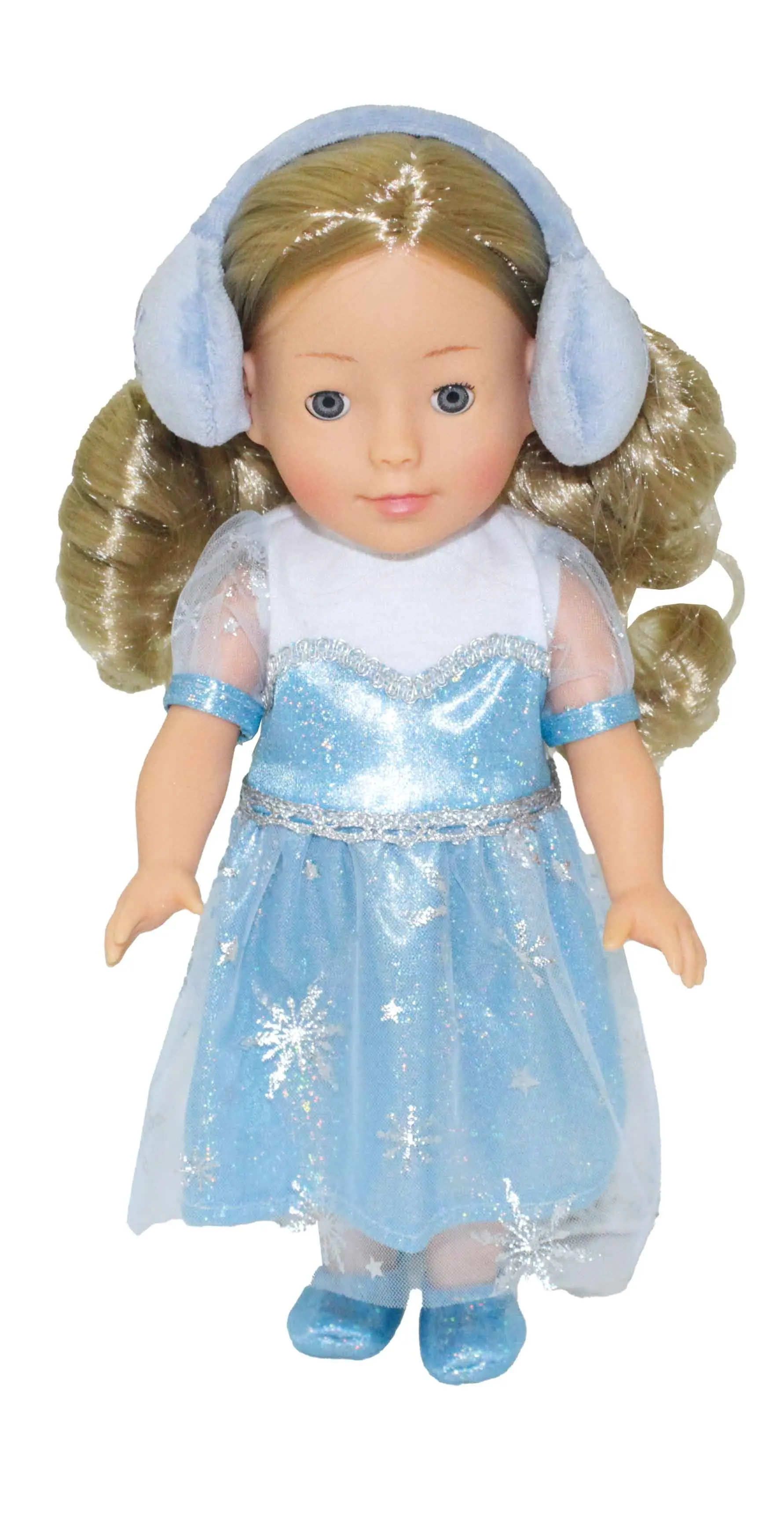 Frostyzz Snow Princess Doll with Earmuffs for Children - 30cm