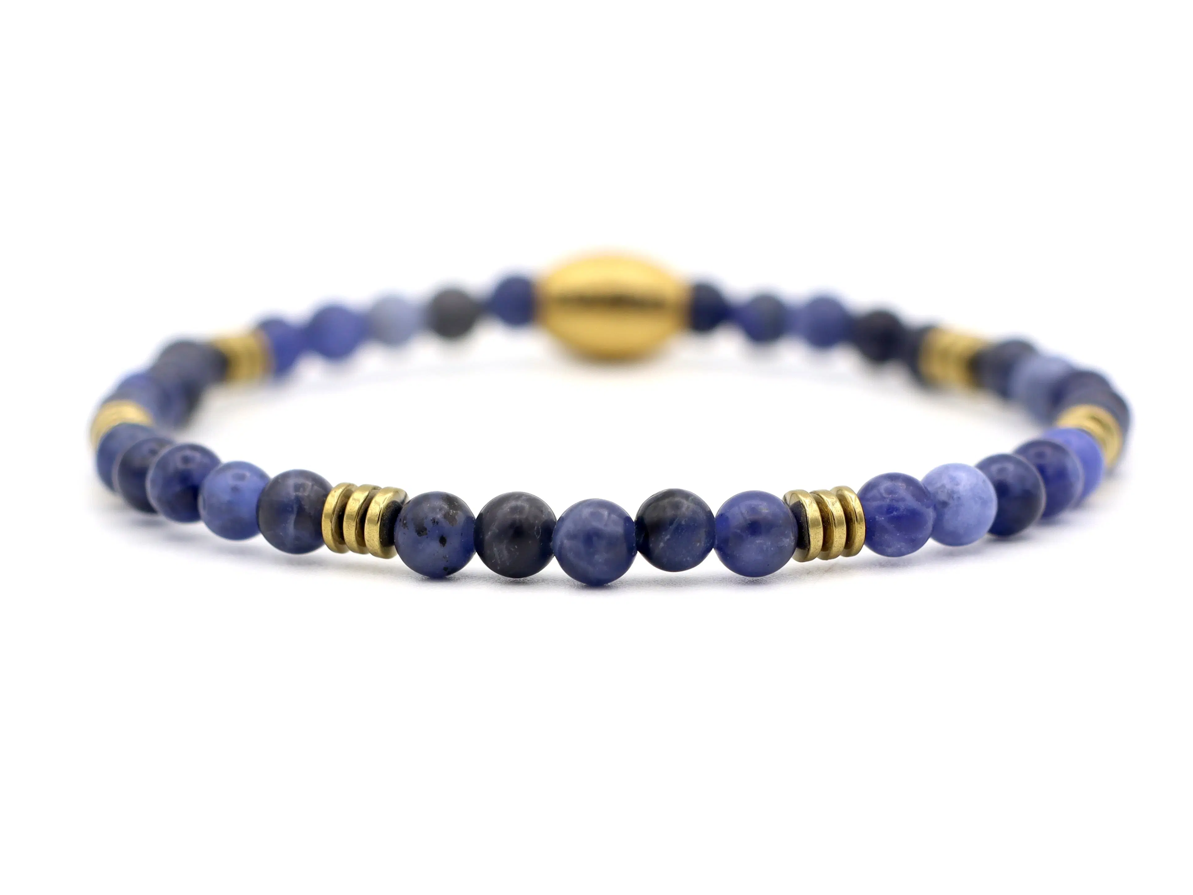 Empat batu Sodalite (silver or gold)