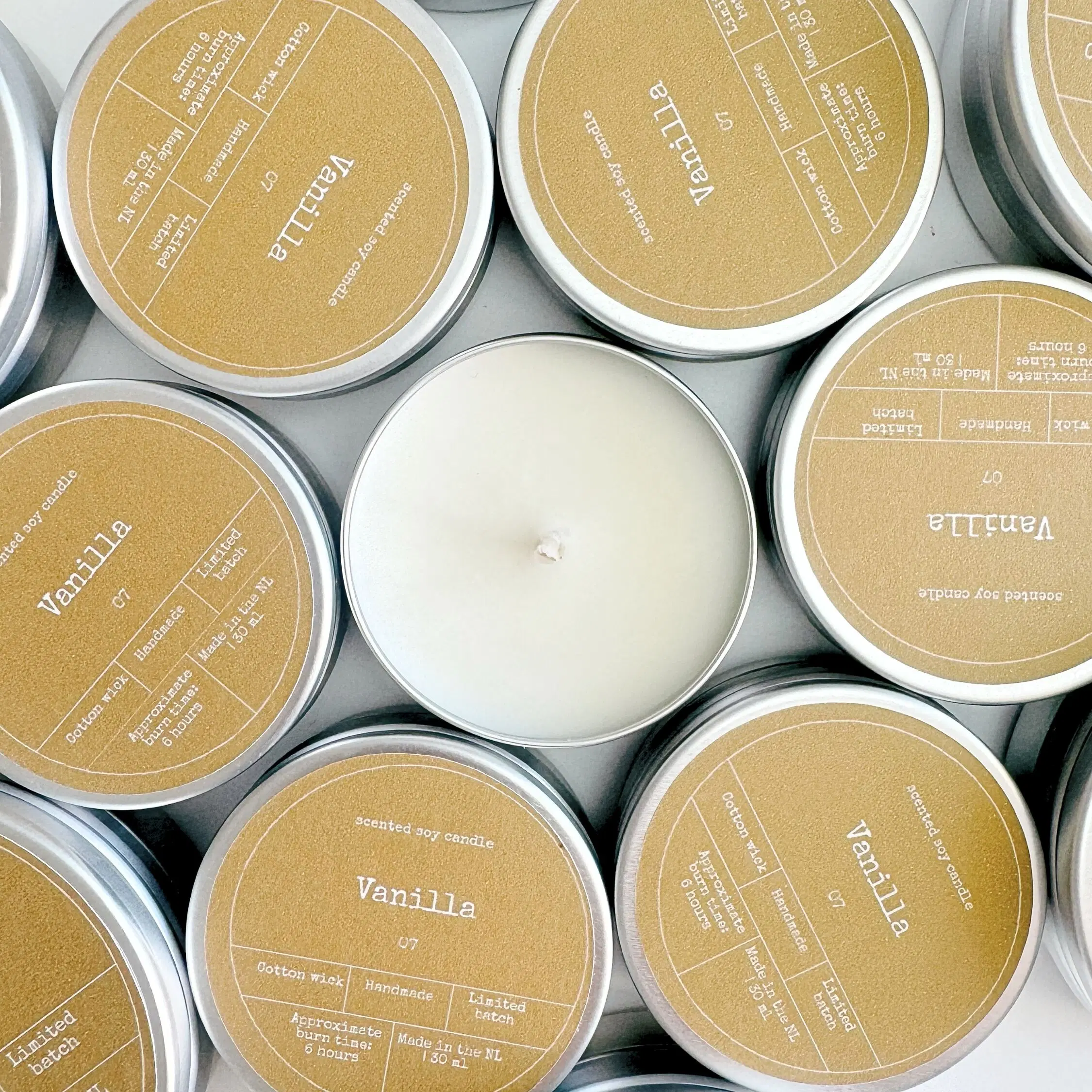 SOY WAX SCENTED CANDLE | VANILLA