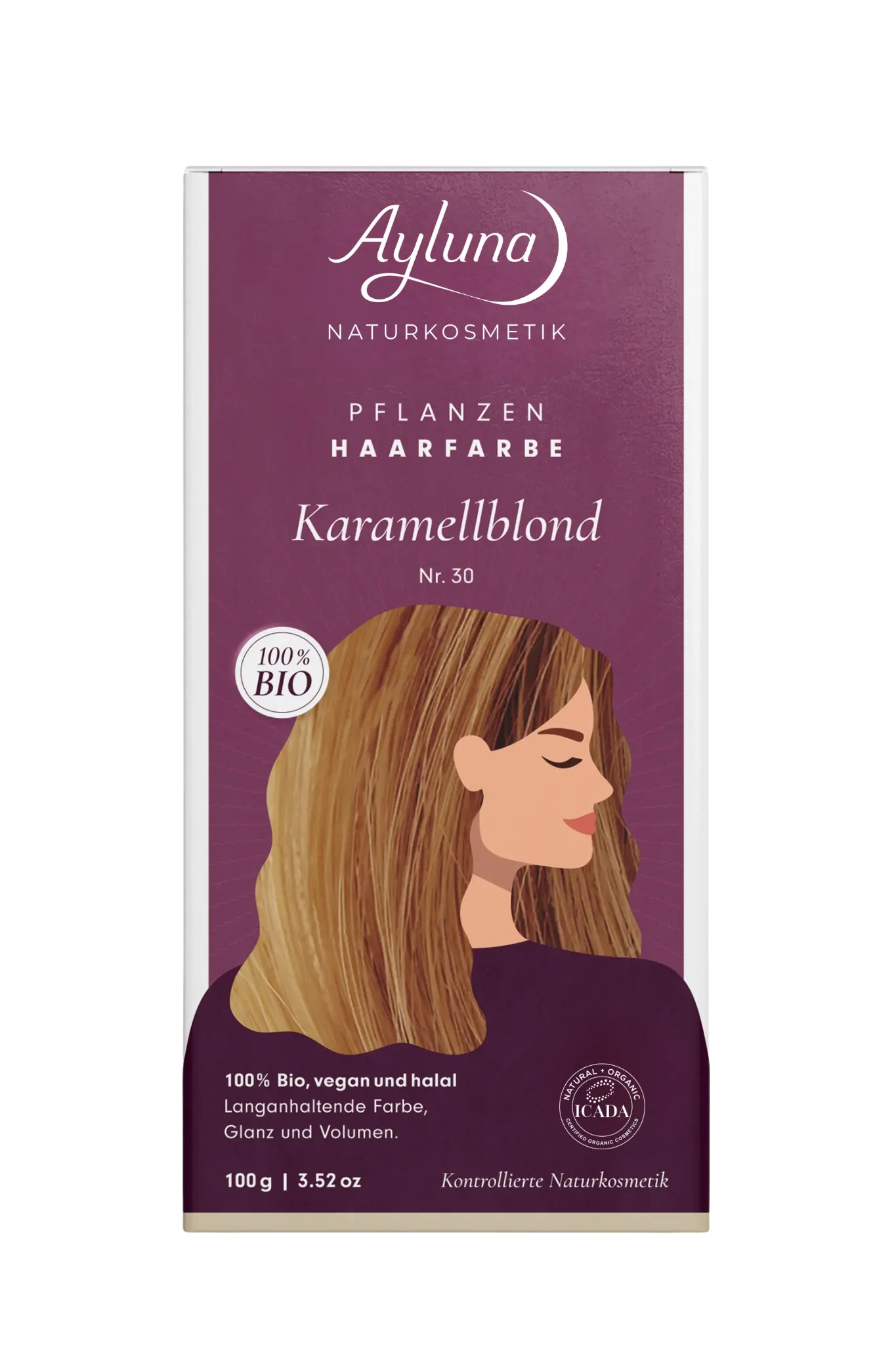 Herbal hair color caramel blonde No. 30