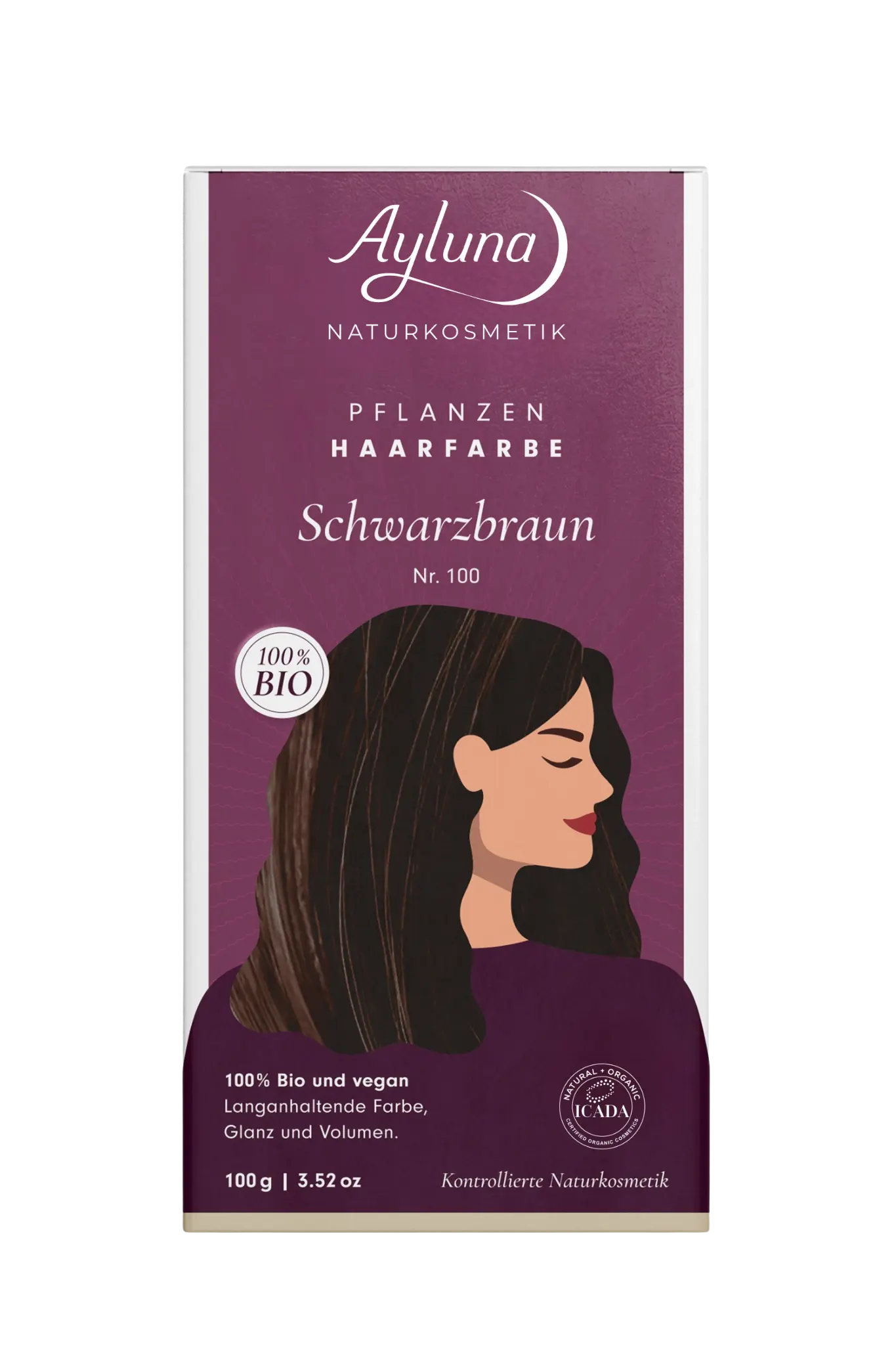 Herbal Hair Color Black Brown No. 100