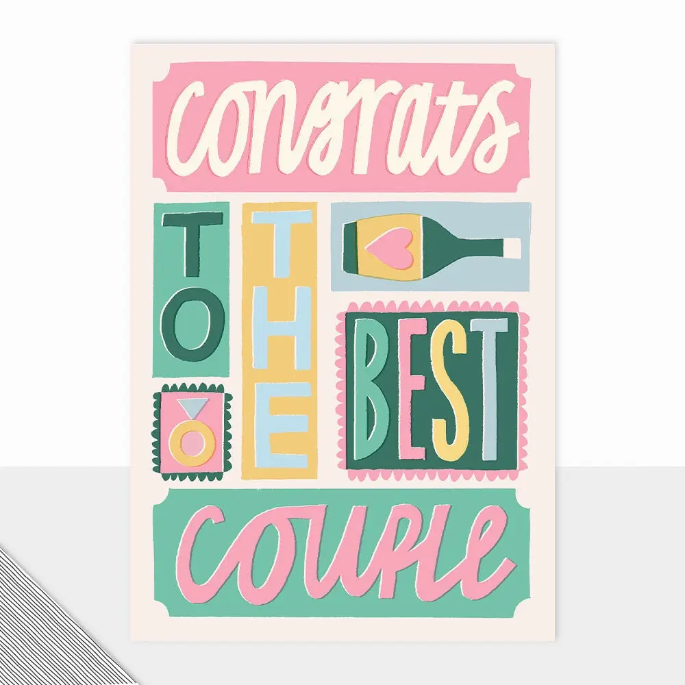 Fontfetti Collection - Congrats To The Best Couple