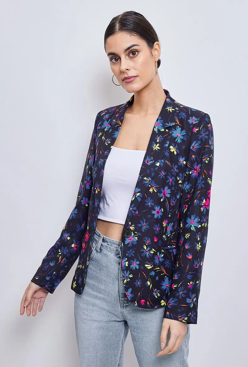 3126- Patterned blazer
