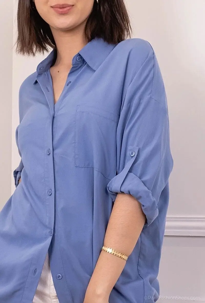 Z2028- Oversized plain shirt