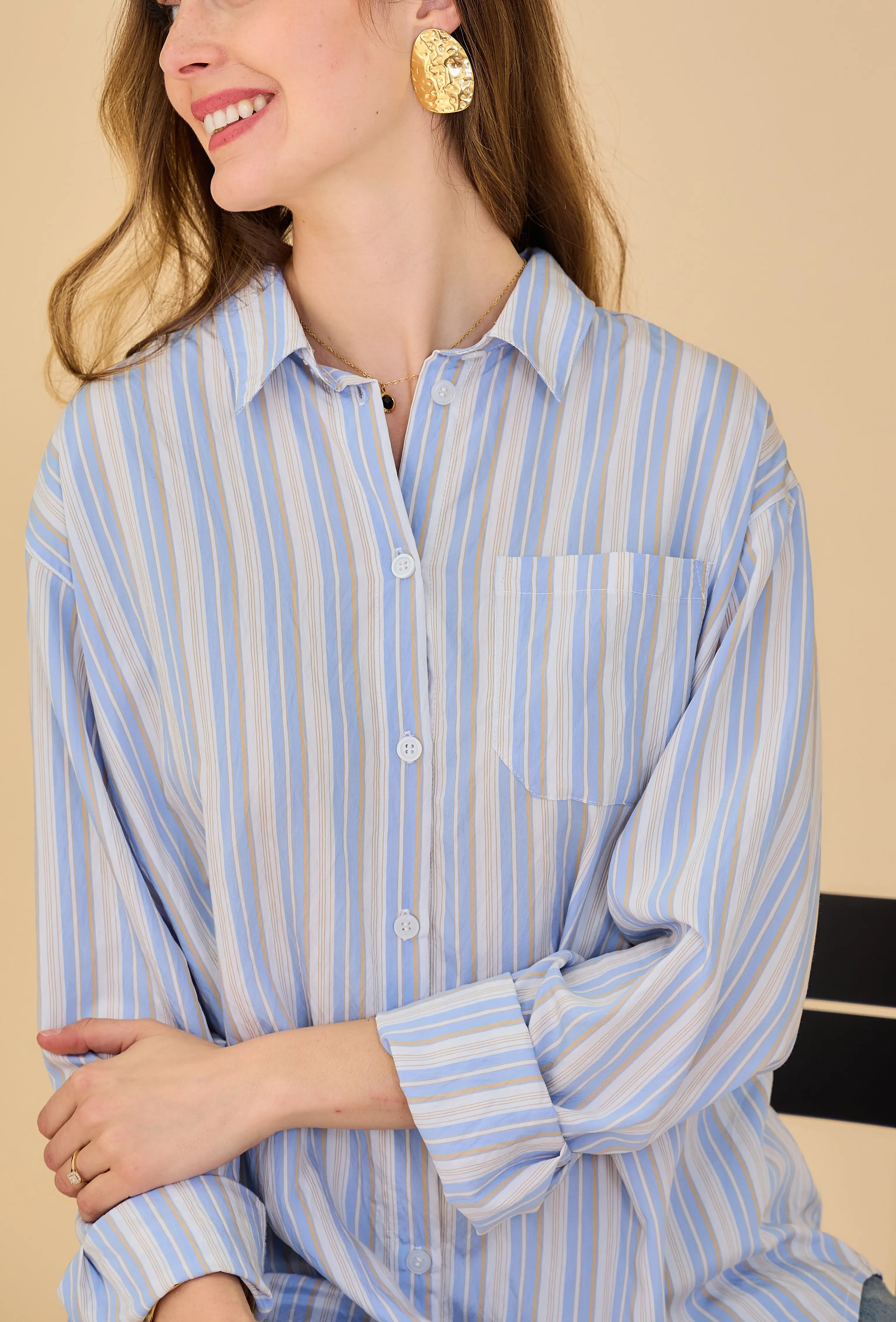 4503D- Striped shirt