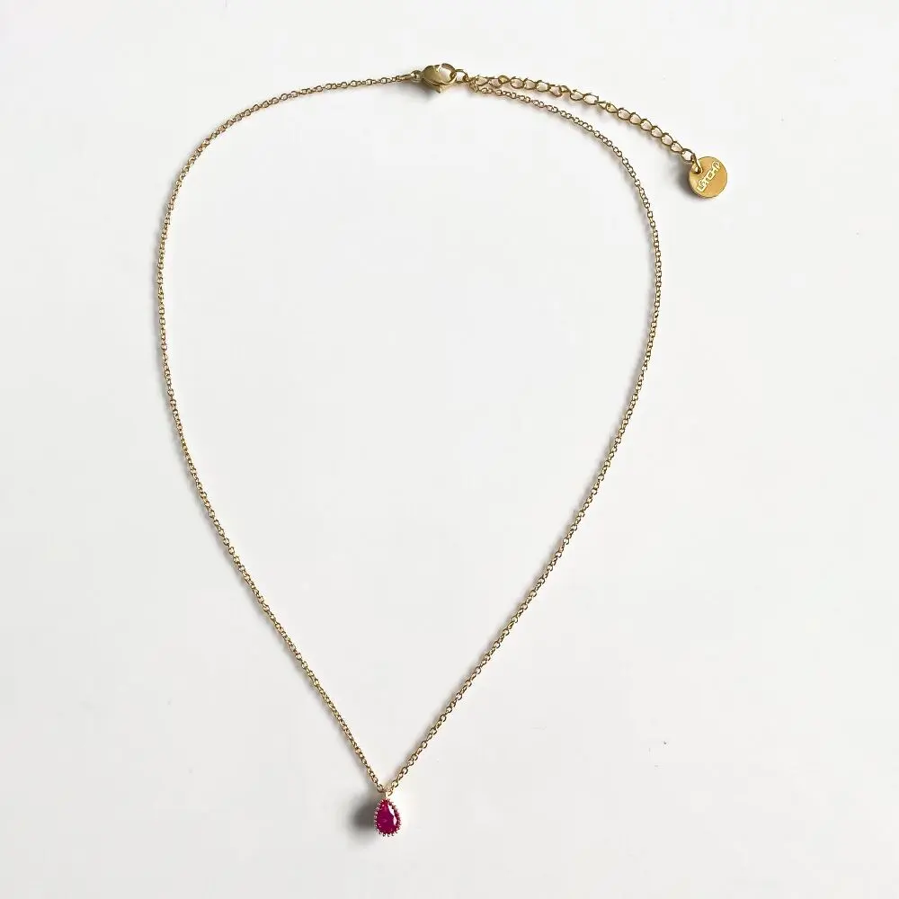Pink Maharani pendant chain