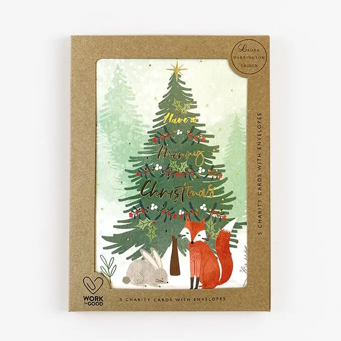Merry Christmas (Woodland Tree) - Pack