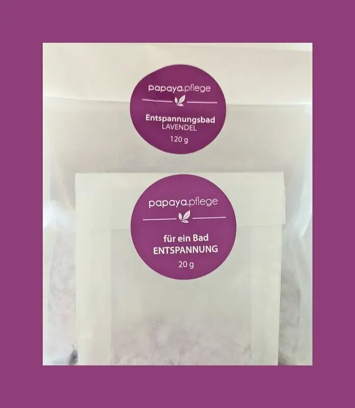 For a relaxing bath, palm oil-free, lavender, 20g