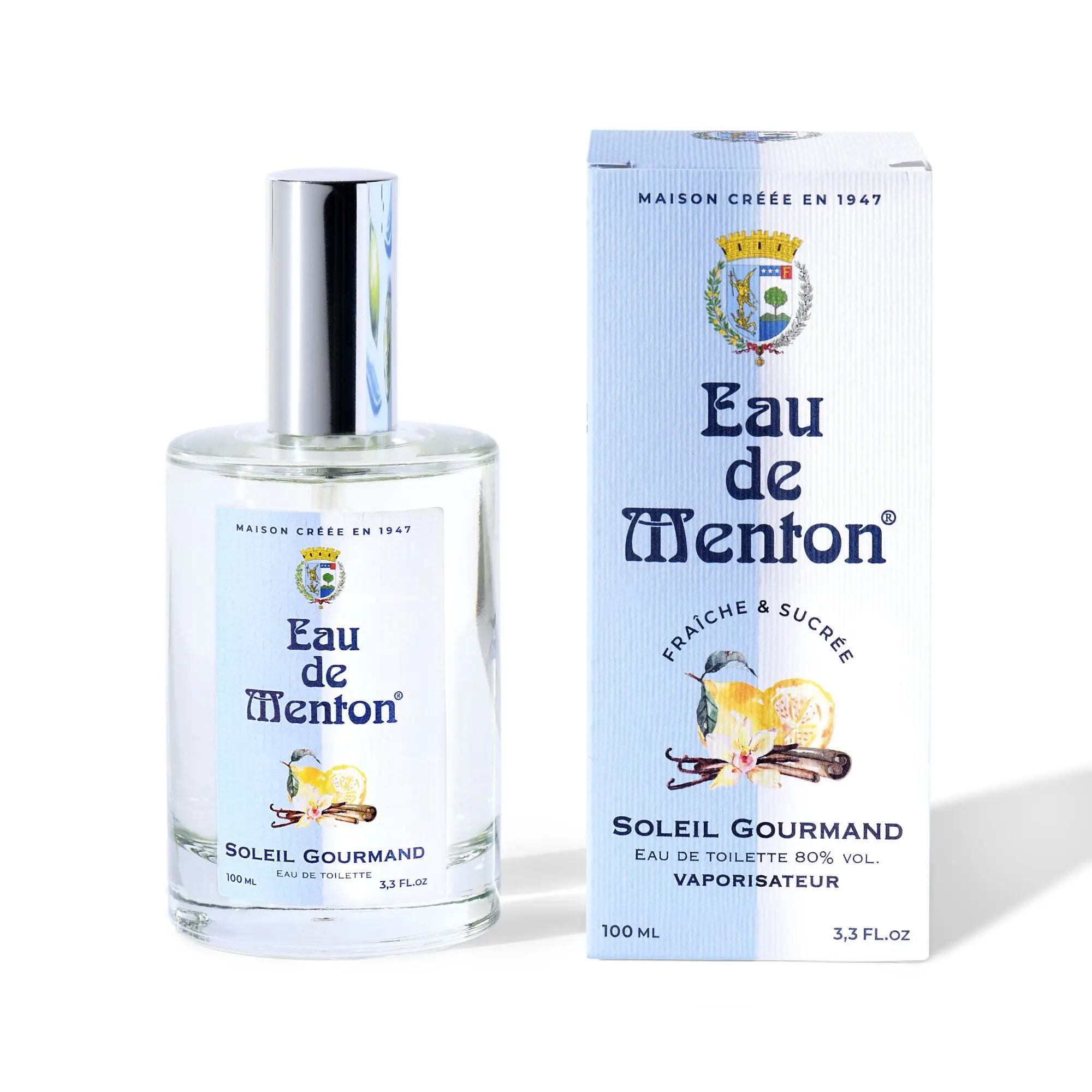 Eau de Menton Soleil Gourmand (Citrus and gourmet notes) - 100ml - Eau de toilette