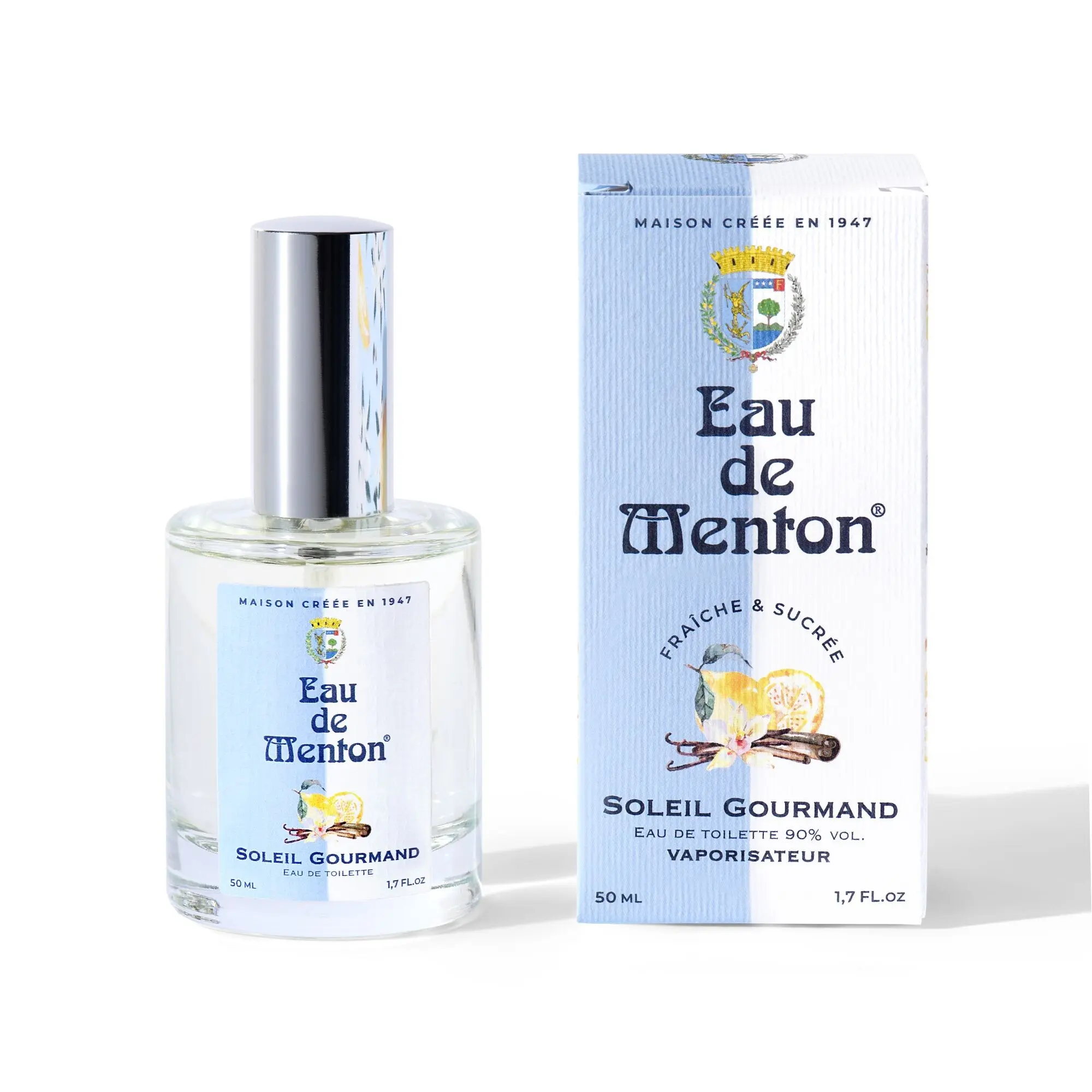 Eau de Menton Soleil Gourmand (Citrus and gourmet notes) - 50ml - Eau de toilette