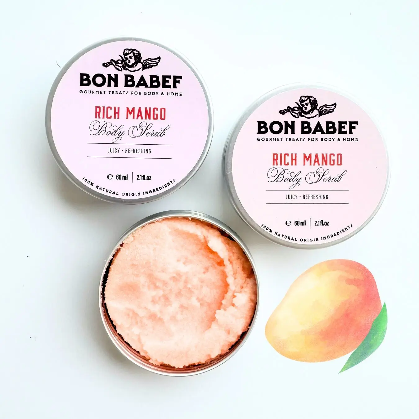 SALT BODY EXFOLIATOR RICH MANGO 75g | 60ml