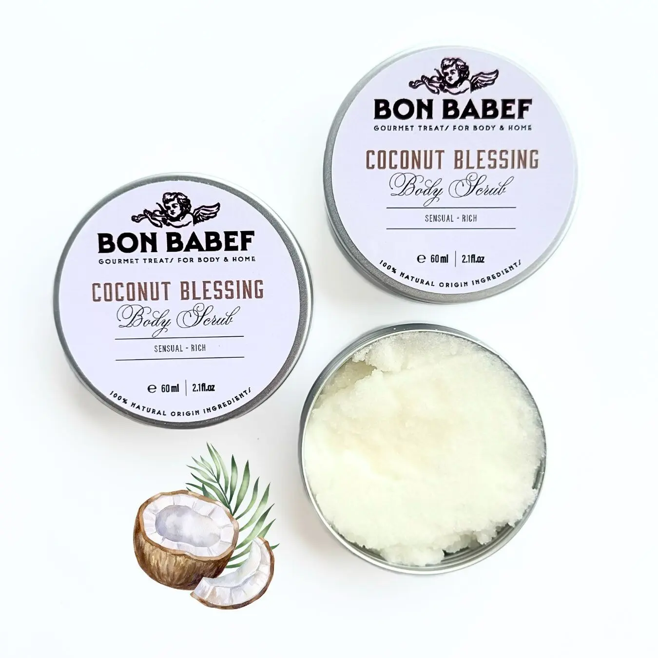 SALT BODY EXFOLIATOR COCONUT BLESSING 75g | 60ml