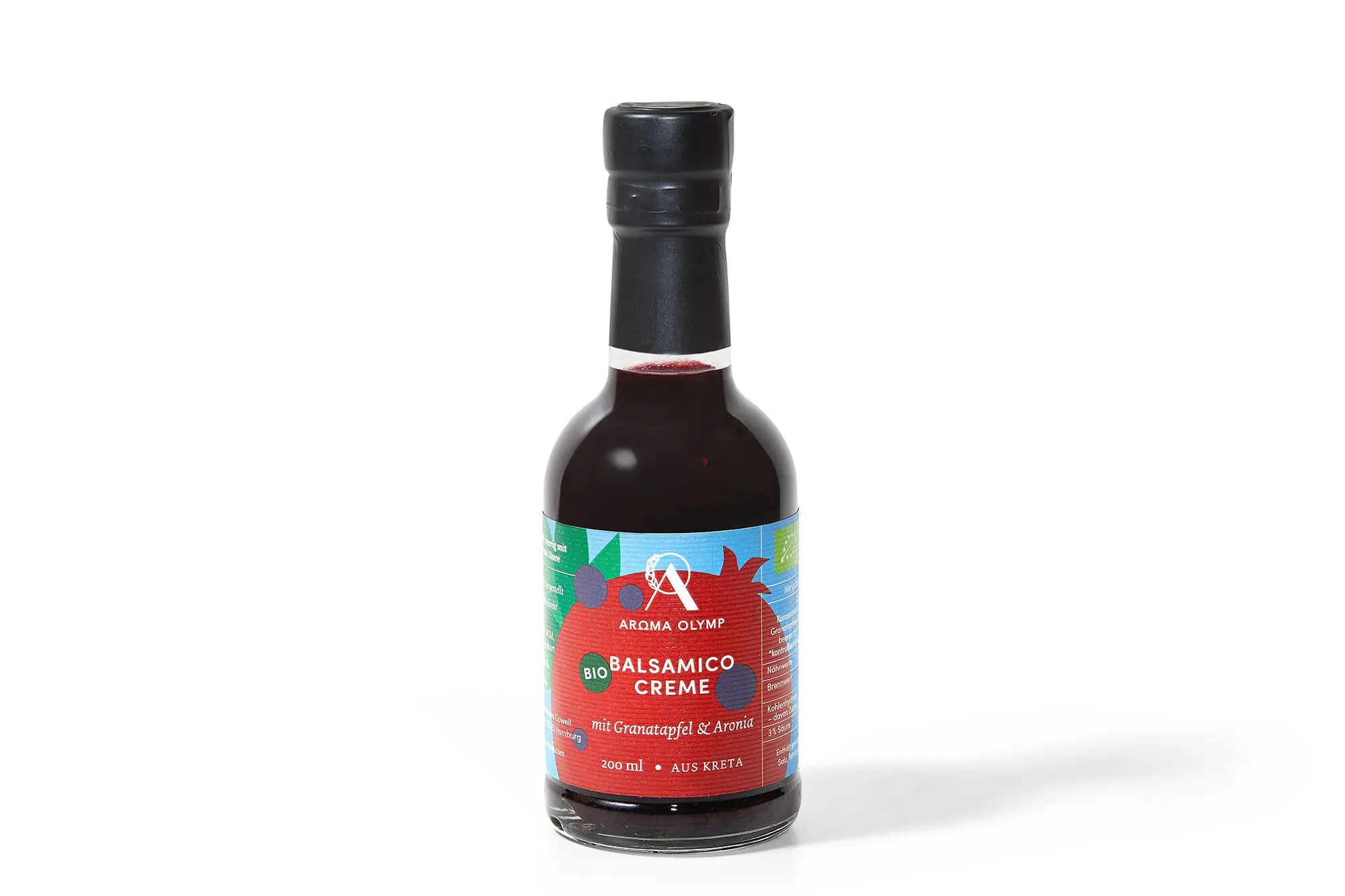 Organic balsamic cream with pomegranate & aronia berries