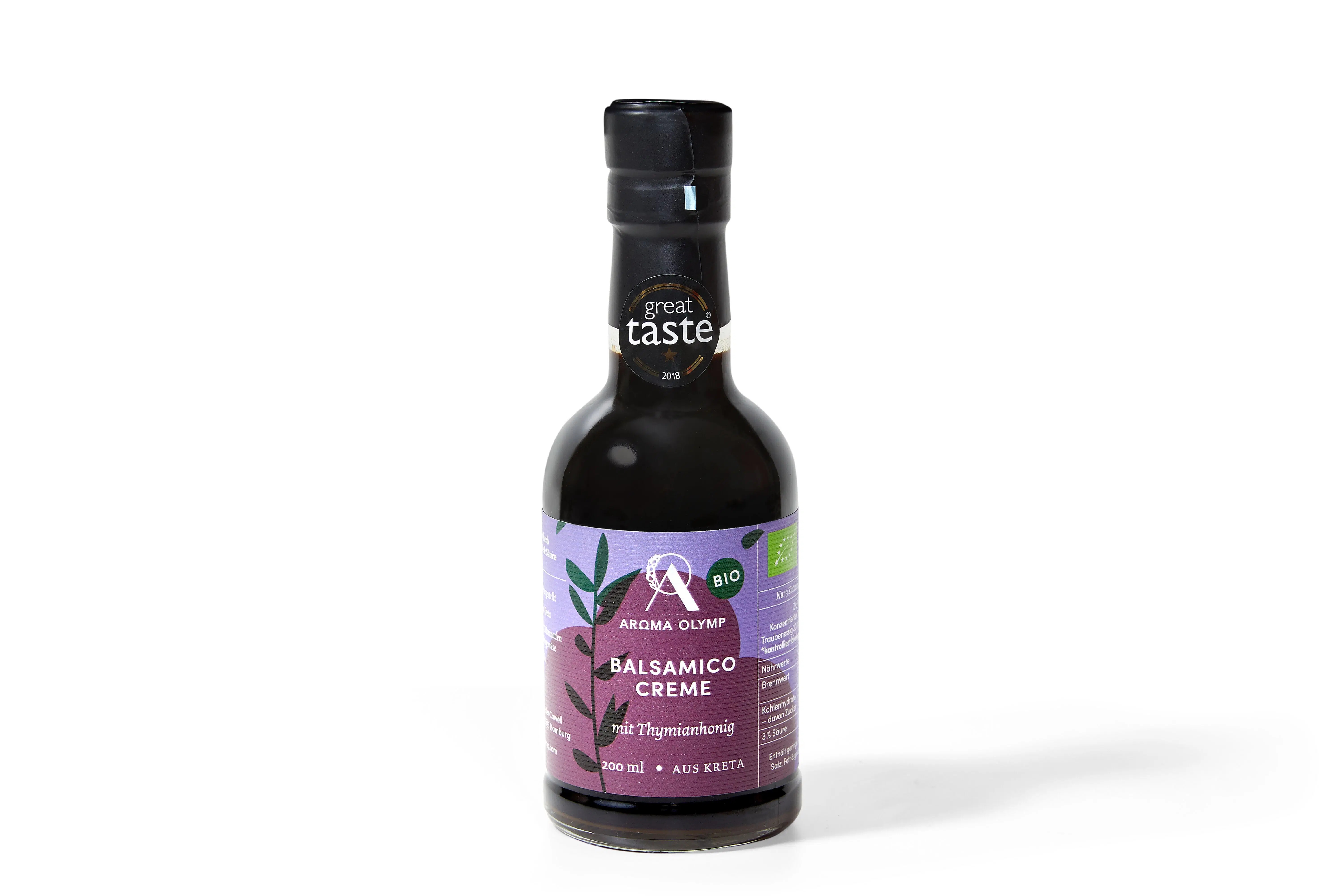Organic balsamic cream with thyme honey