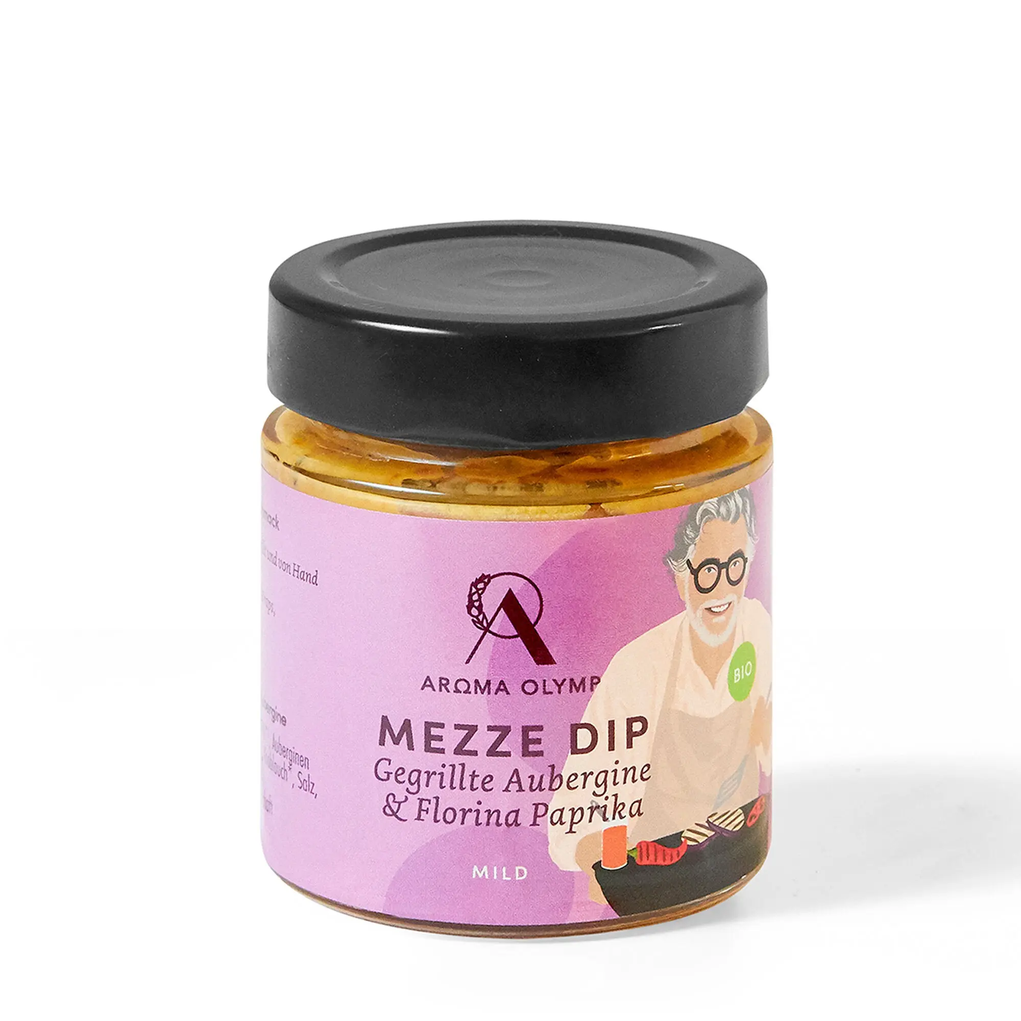 Organic Mezze Dip - Grilled Eggplant and Florina Peppers