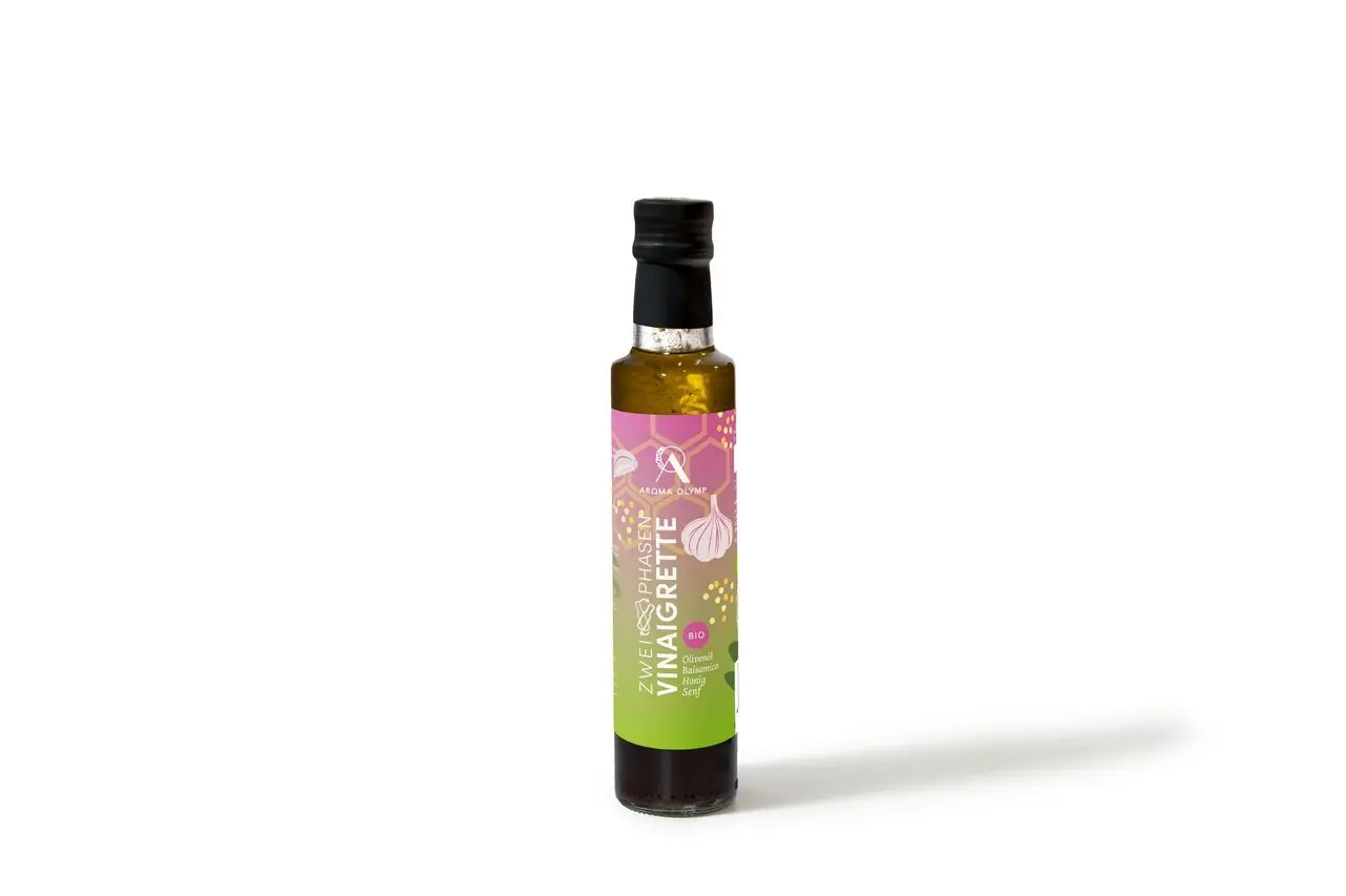 Organic two-phase vinaigrette