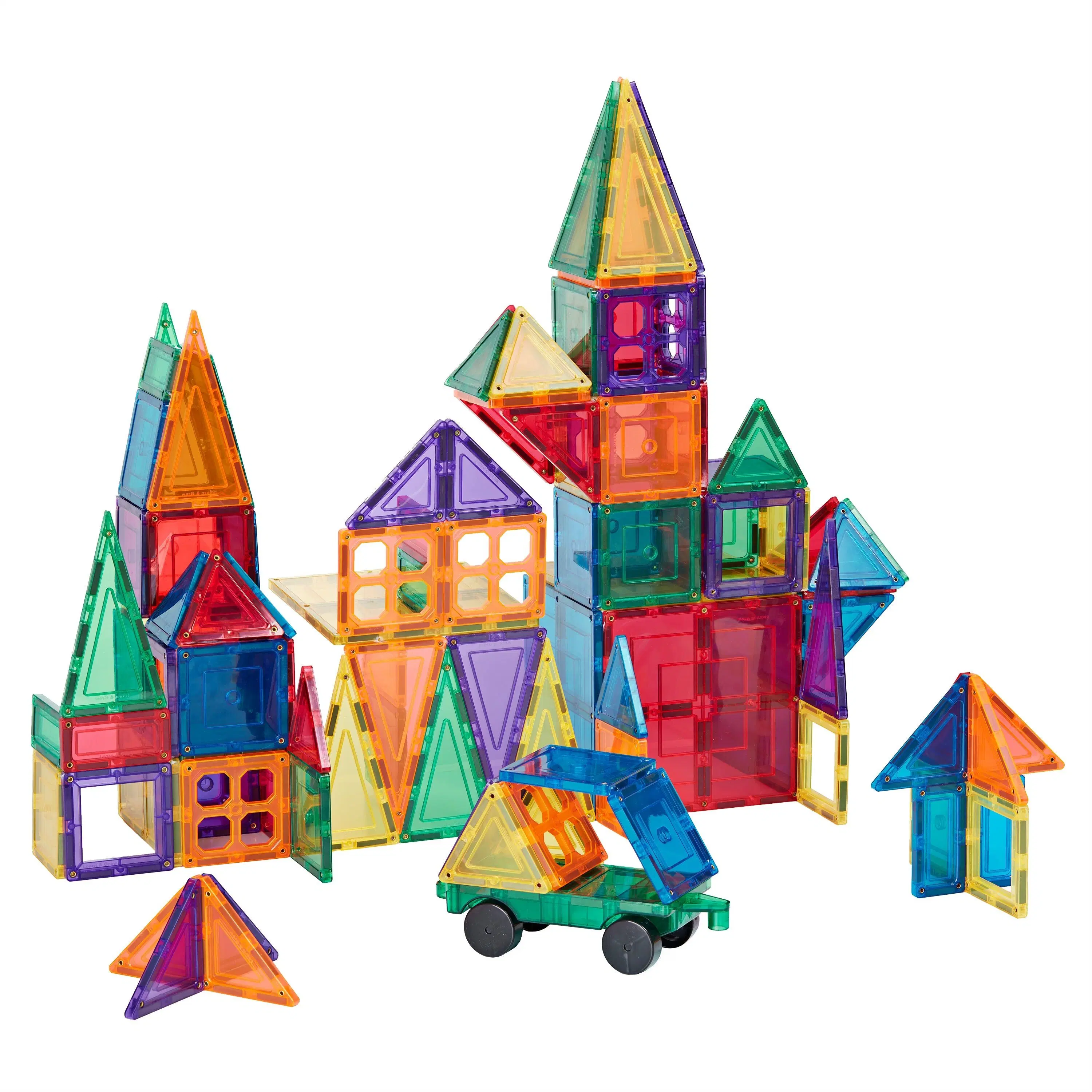 Learn and Grow Magnetic Tiles - Builder's Set (110 pieces)