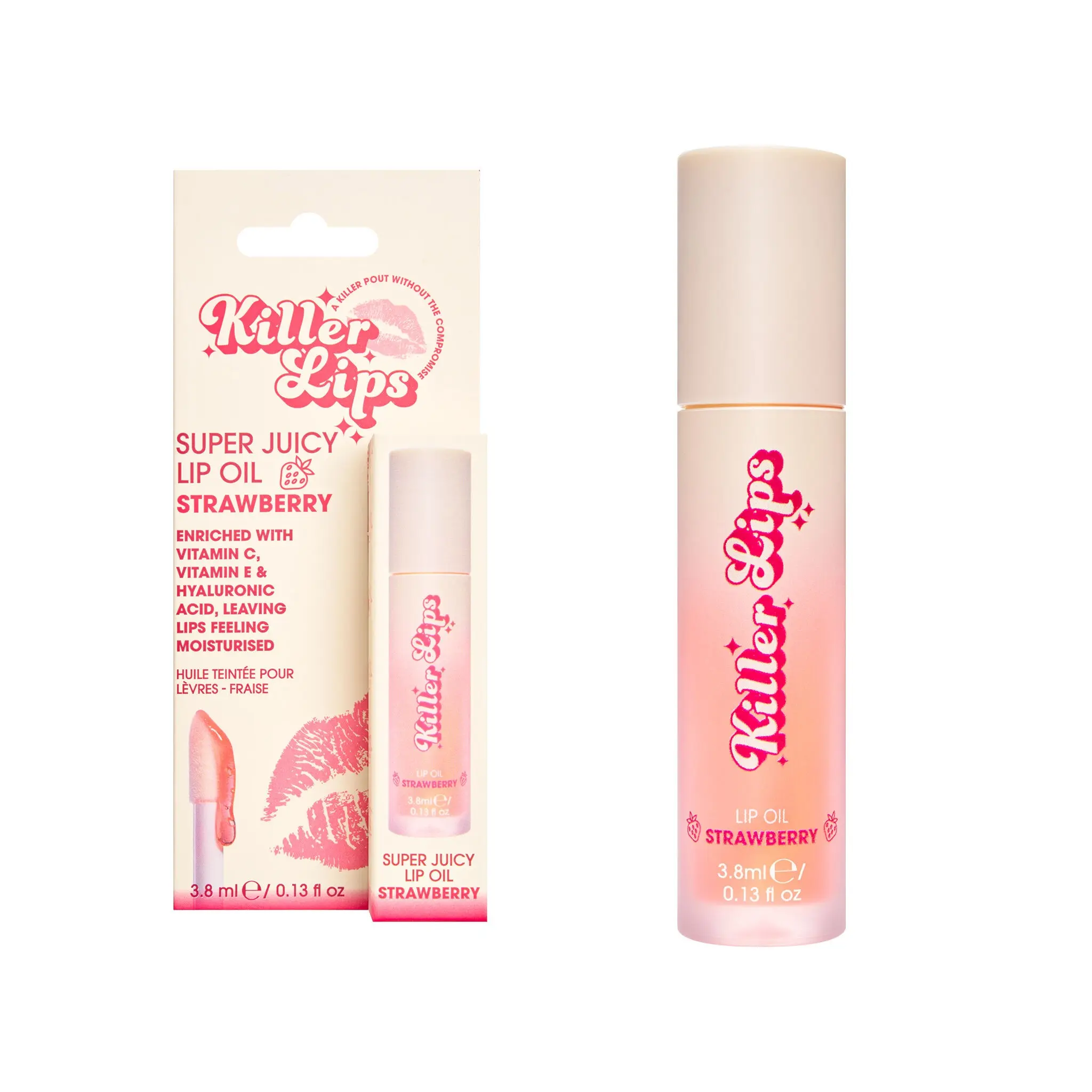 Killer Lips Super Juicy Lippenöl – Erdbeere 3.8ml