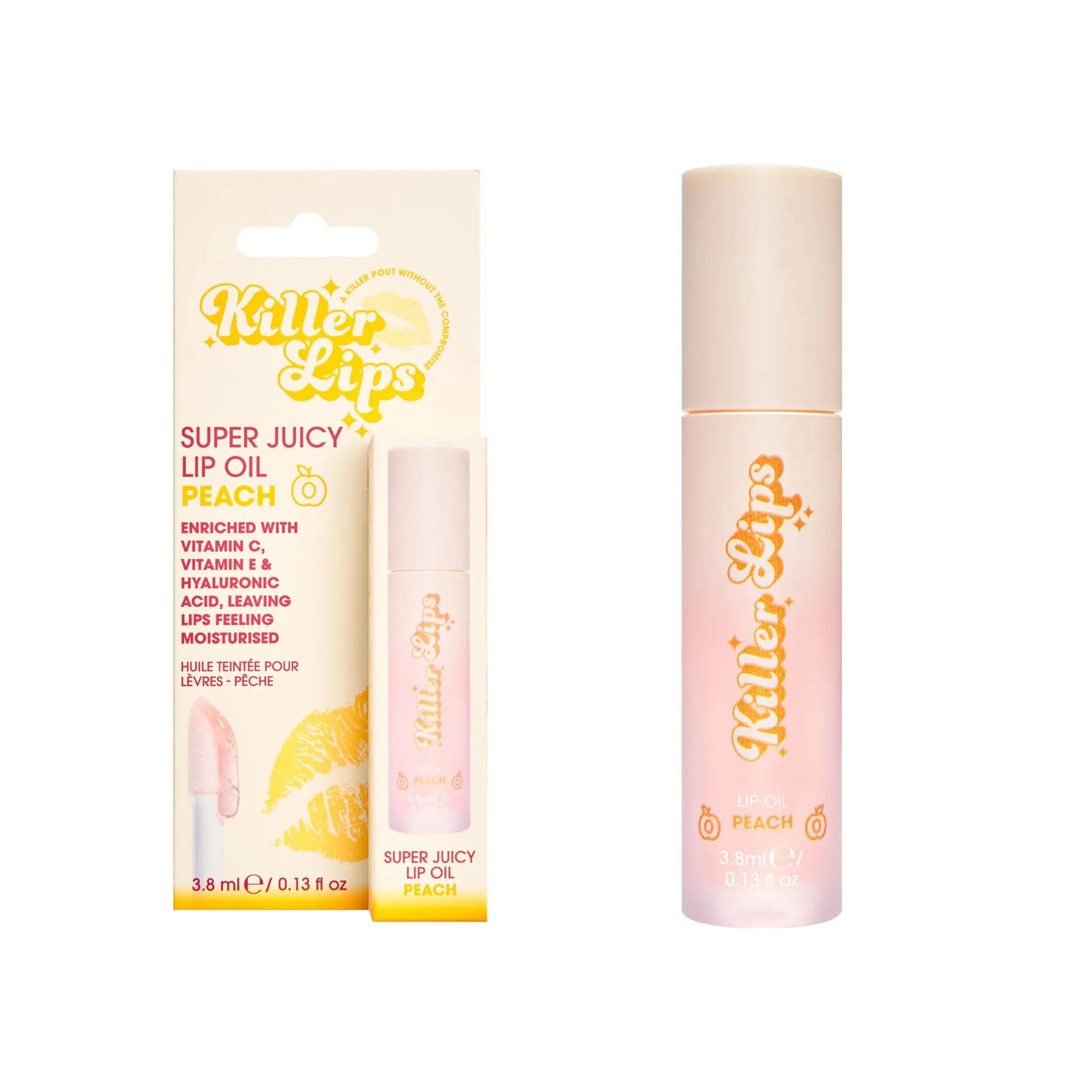 Killer Lips Super Juicy Lippenöl – Pfirsich 3.8ml