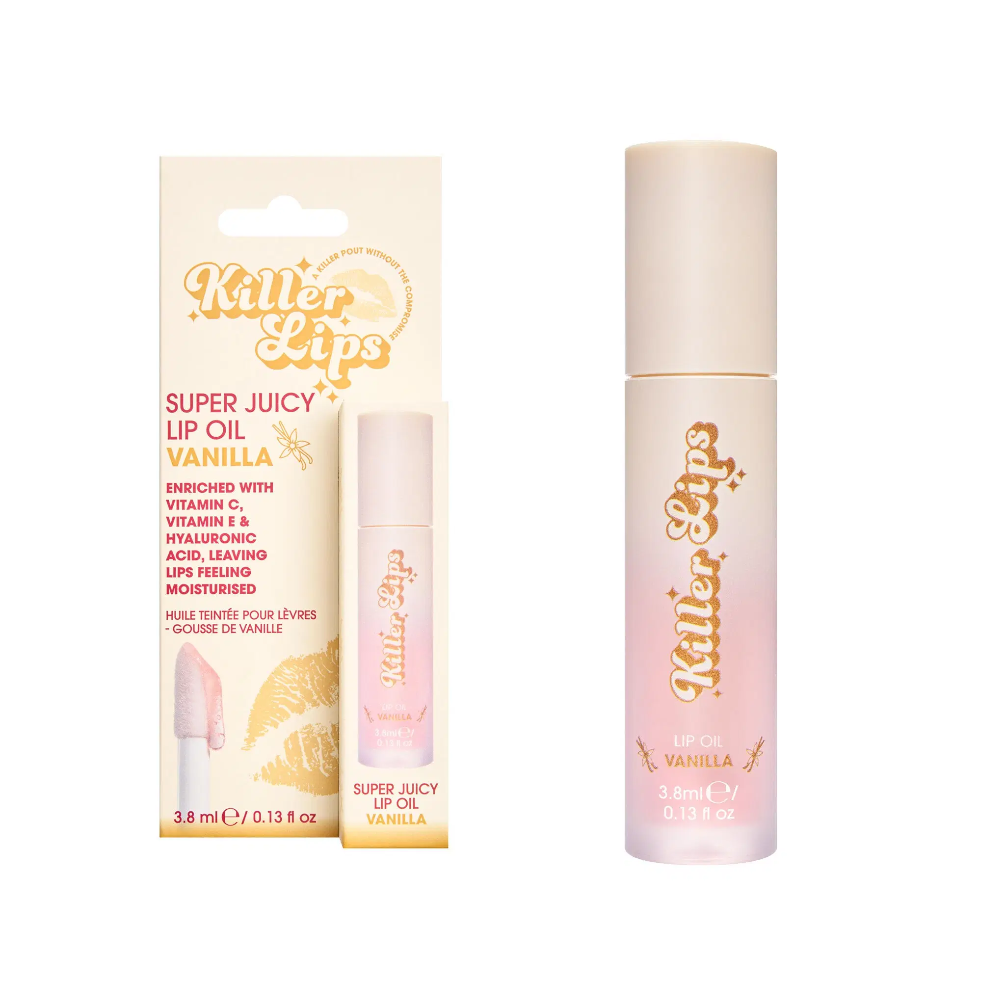 Killer Lips Super Juicy Lippenöl – Vanille 3.8ml