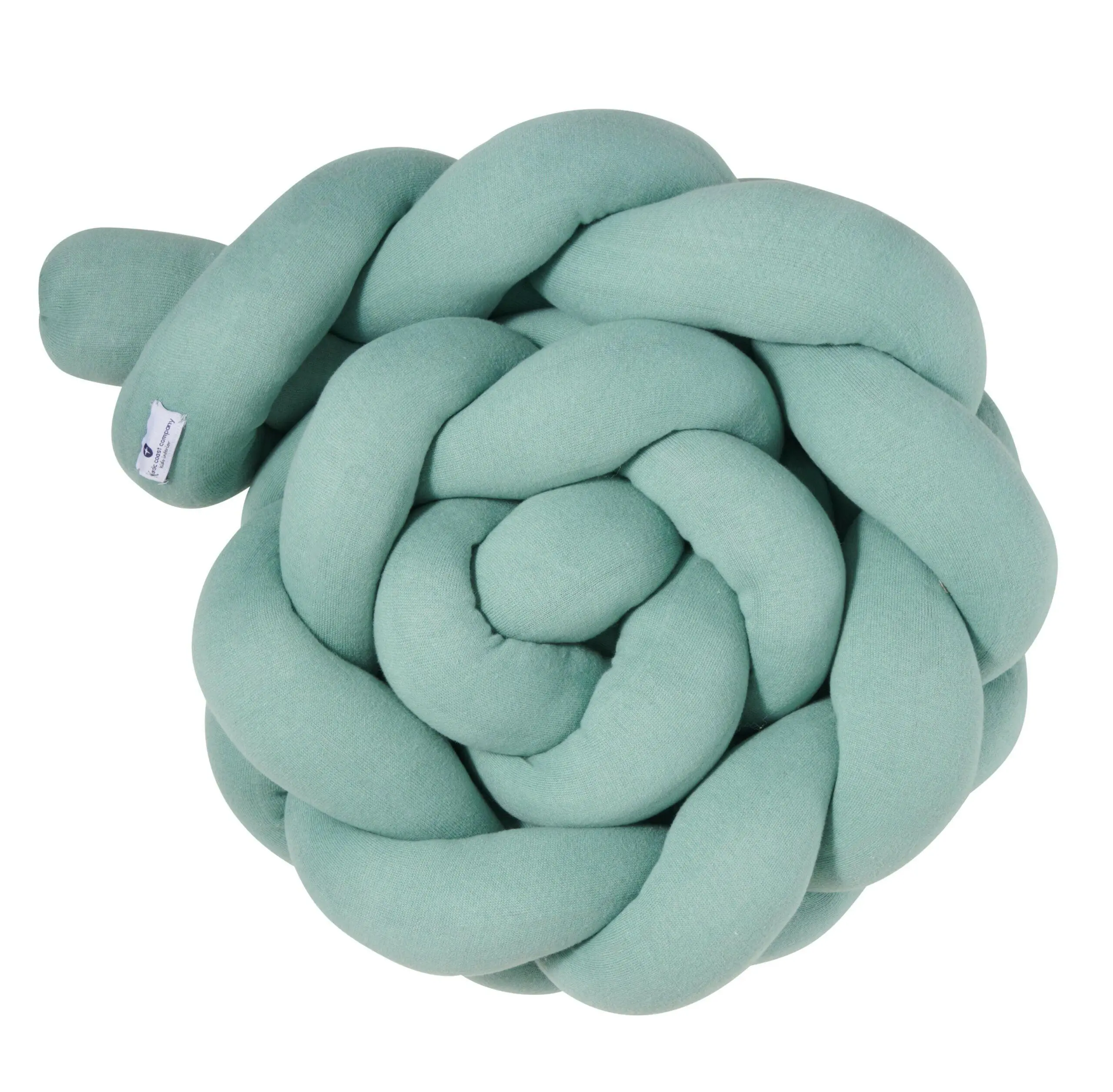 Bettschlange geflochten Mint Strick